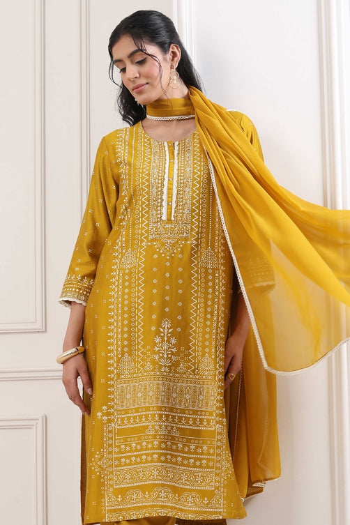 Biba Straight Kamiz & Pant - Roop Darshan
