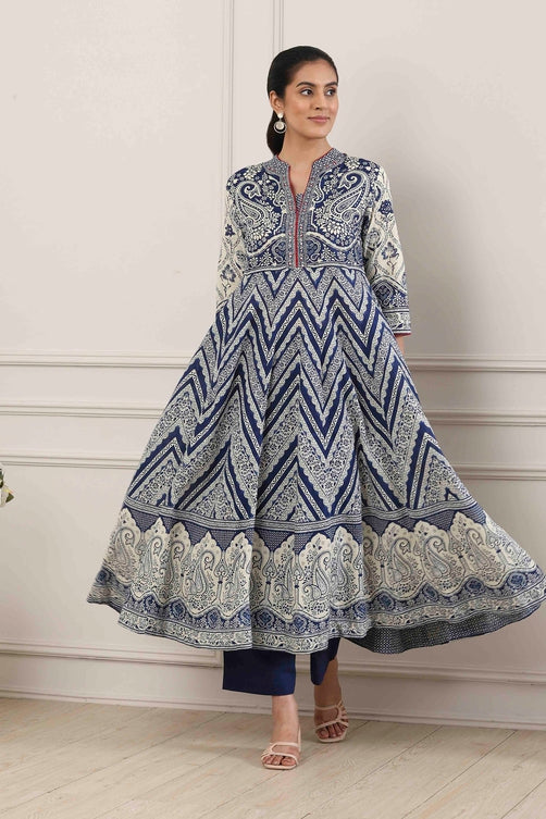 Biba Flair Kurti & Pant - Roop Darshan