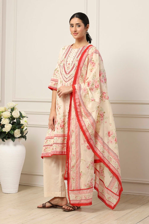 Biba Straight Kamiz & Pant - Roop Darshan