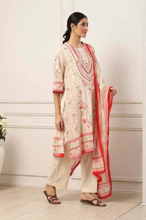 Biba Straight Kamiz & Pant - Roop Darshan
