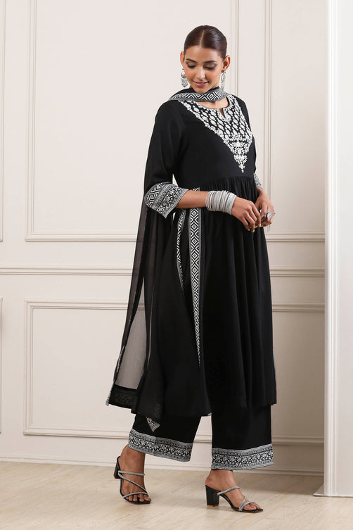 Biba Palazzo Suit - Roop Darshan