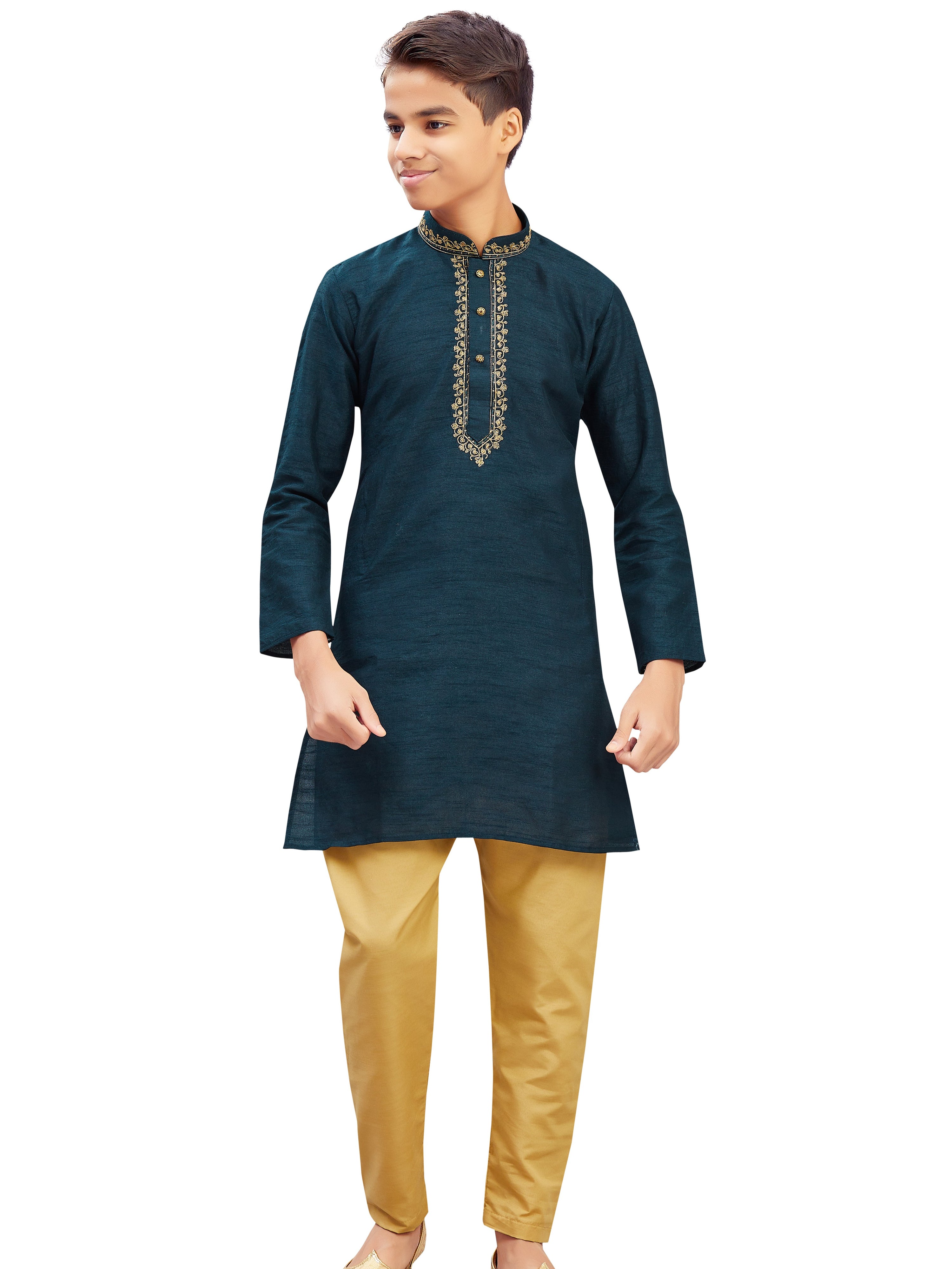 Boys Embroidered Kurta - Roop Darshan
