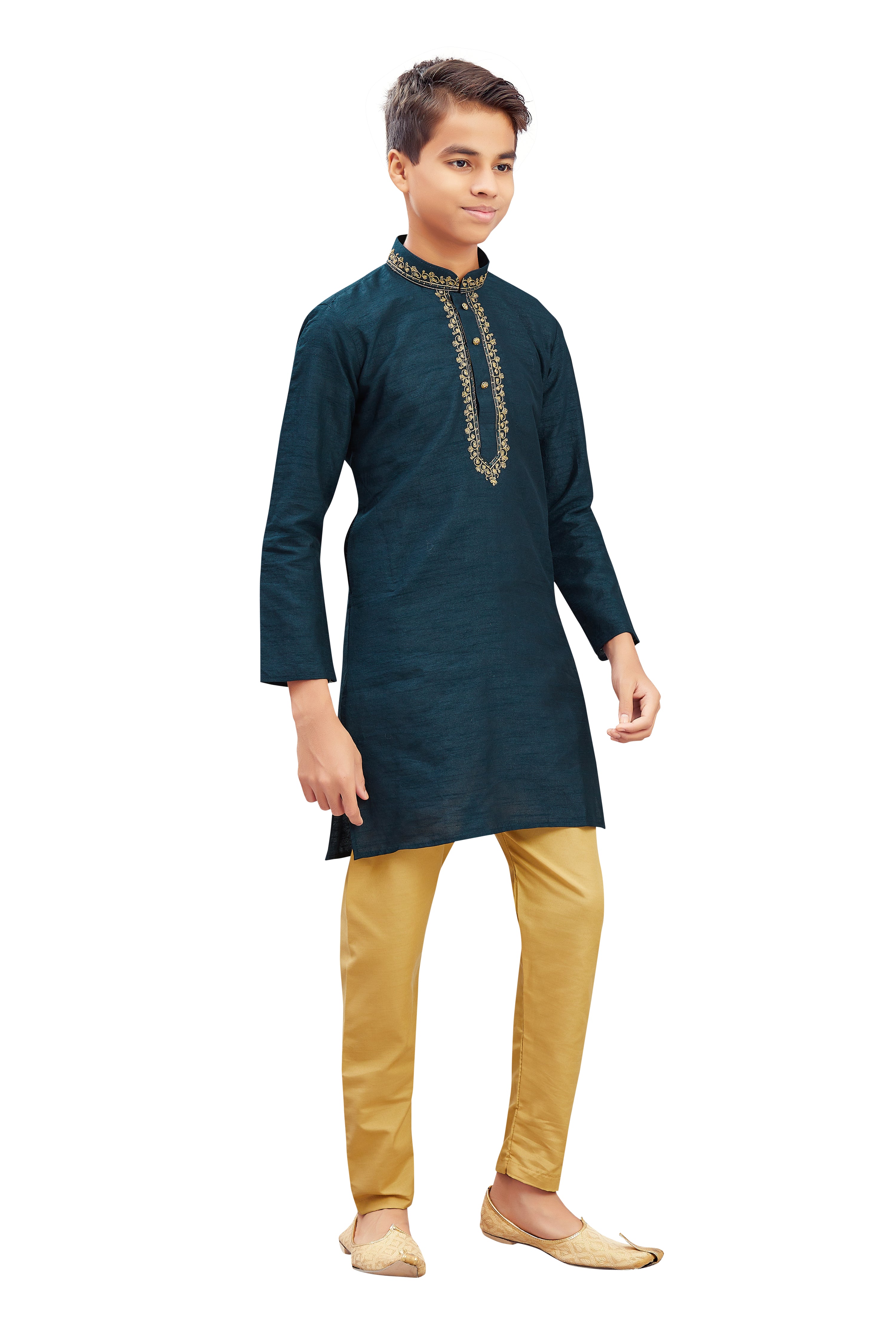 Boys Embroidered Kurta - Roop Darshan