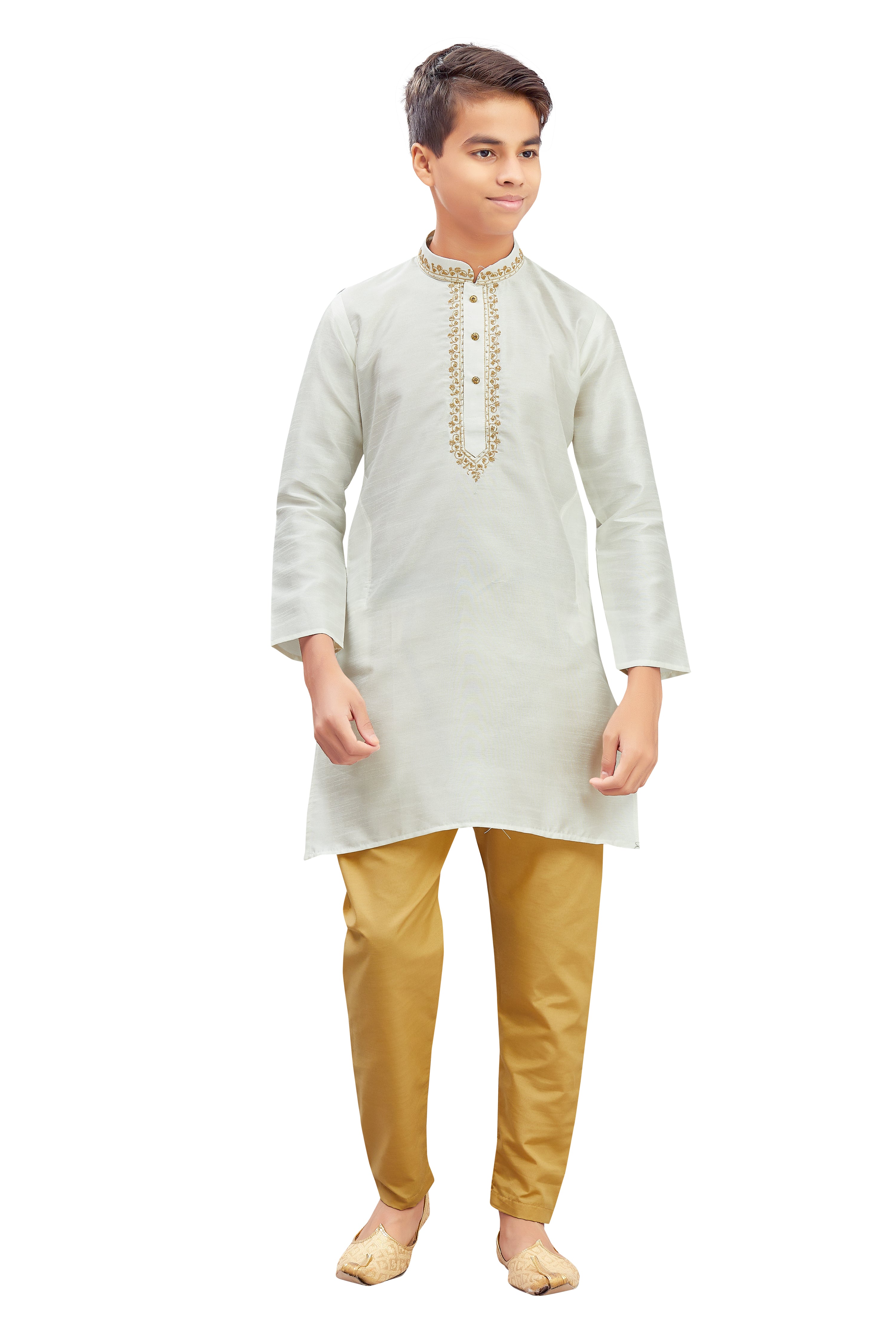 Boys Embroidered Kurta - Roop Darshan