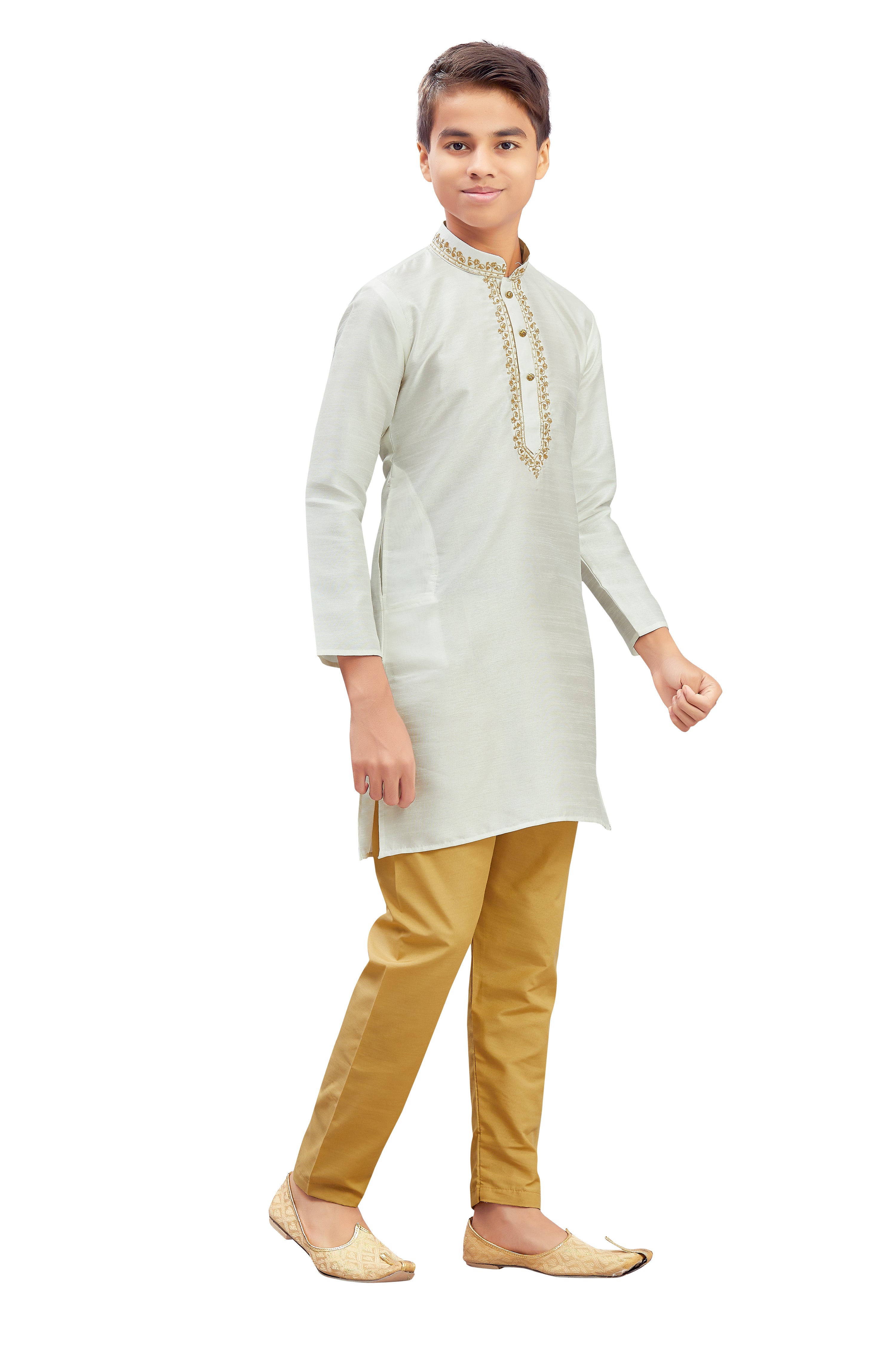 Boys Embroidered Kurta - Roop Darshan