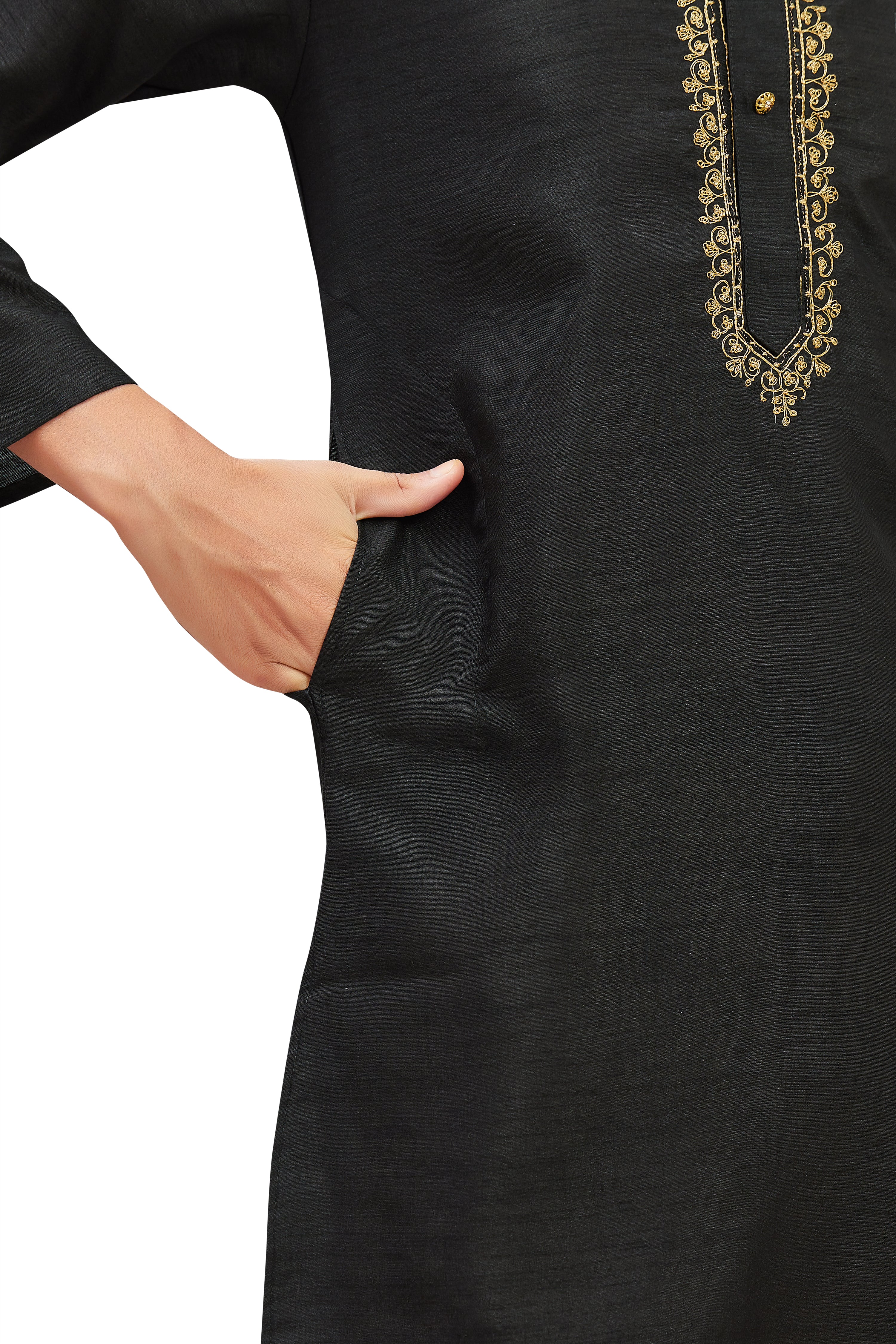 Boys Embroidered Kurta - Roop Darshan