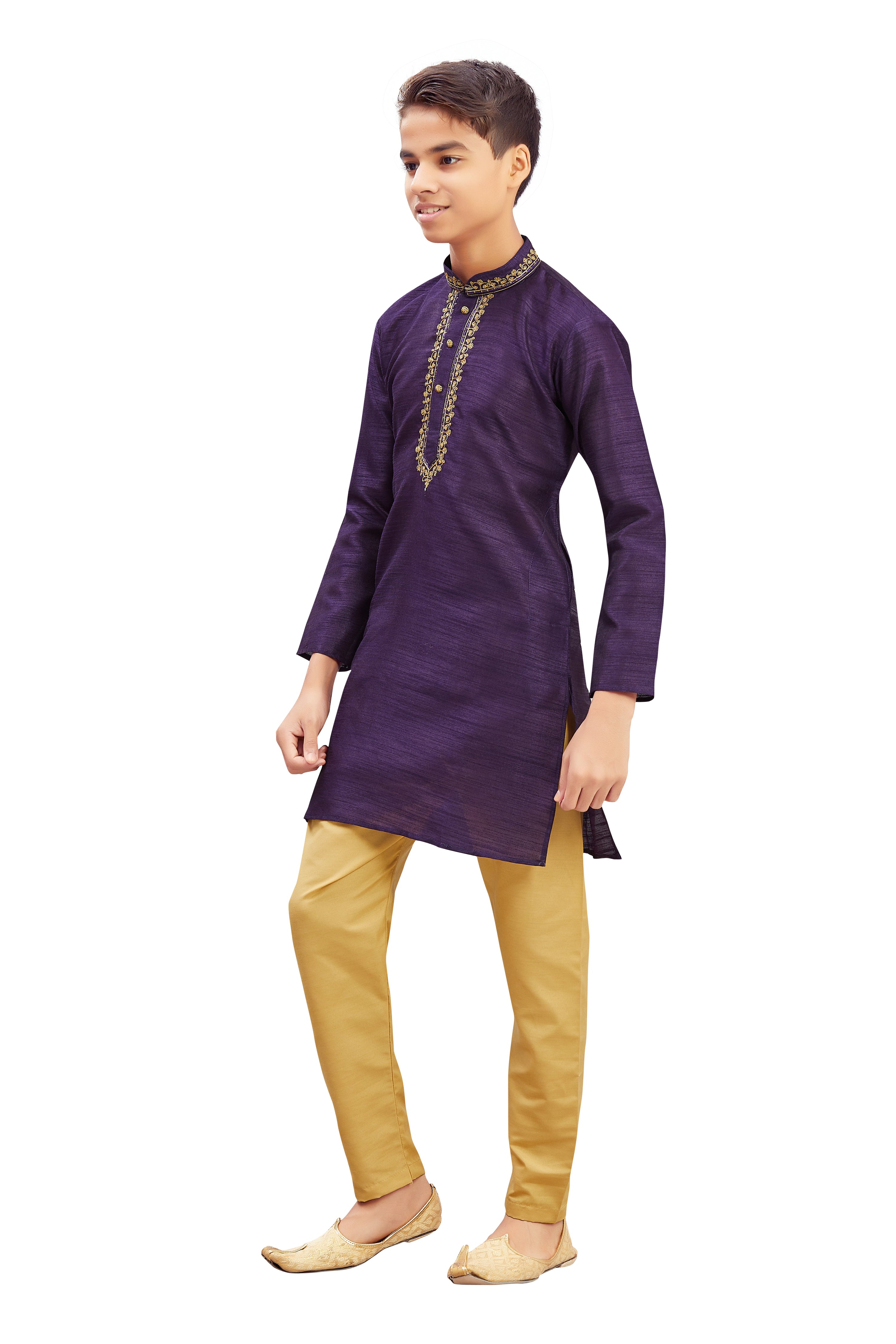 Boys Embroidered Kurta - Roop Darshan