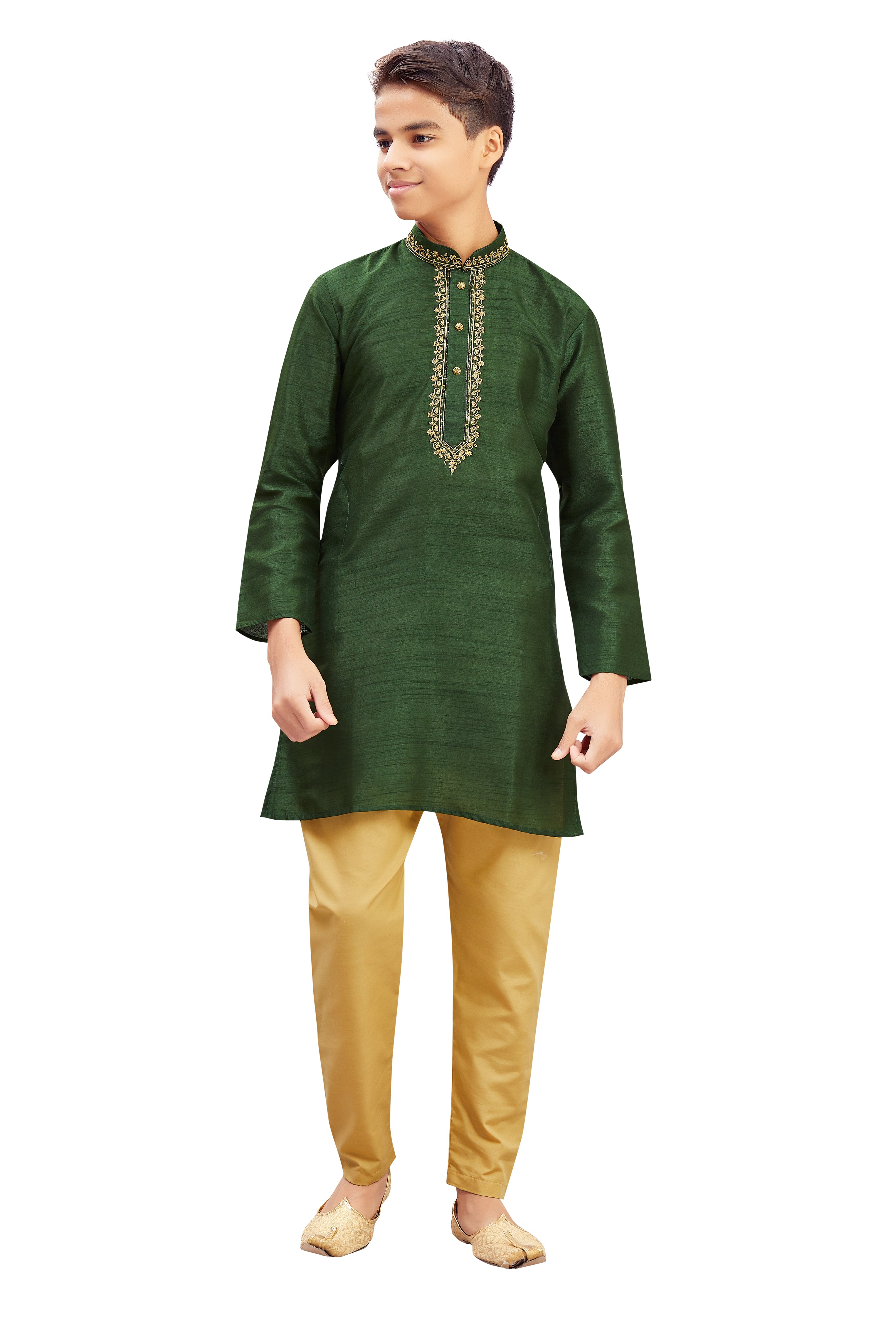 Boys Embroidered Kurta - Roop Darshan