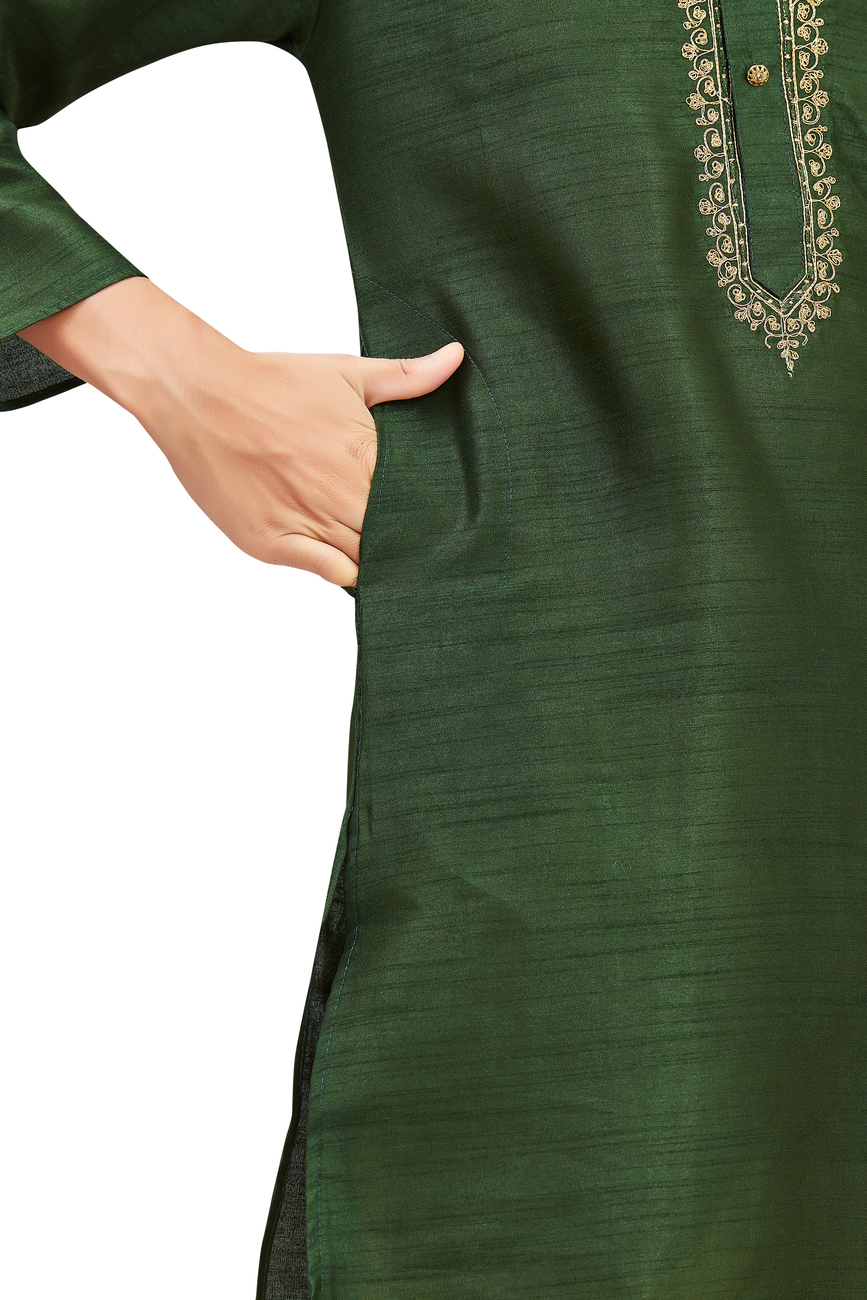 Boys Embroidered Kurta - Roop Darshan