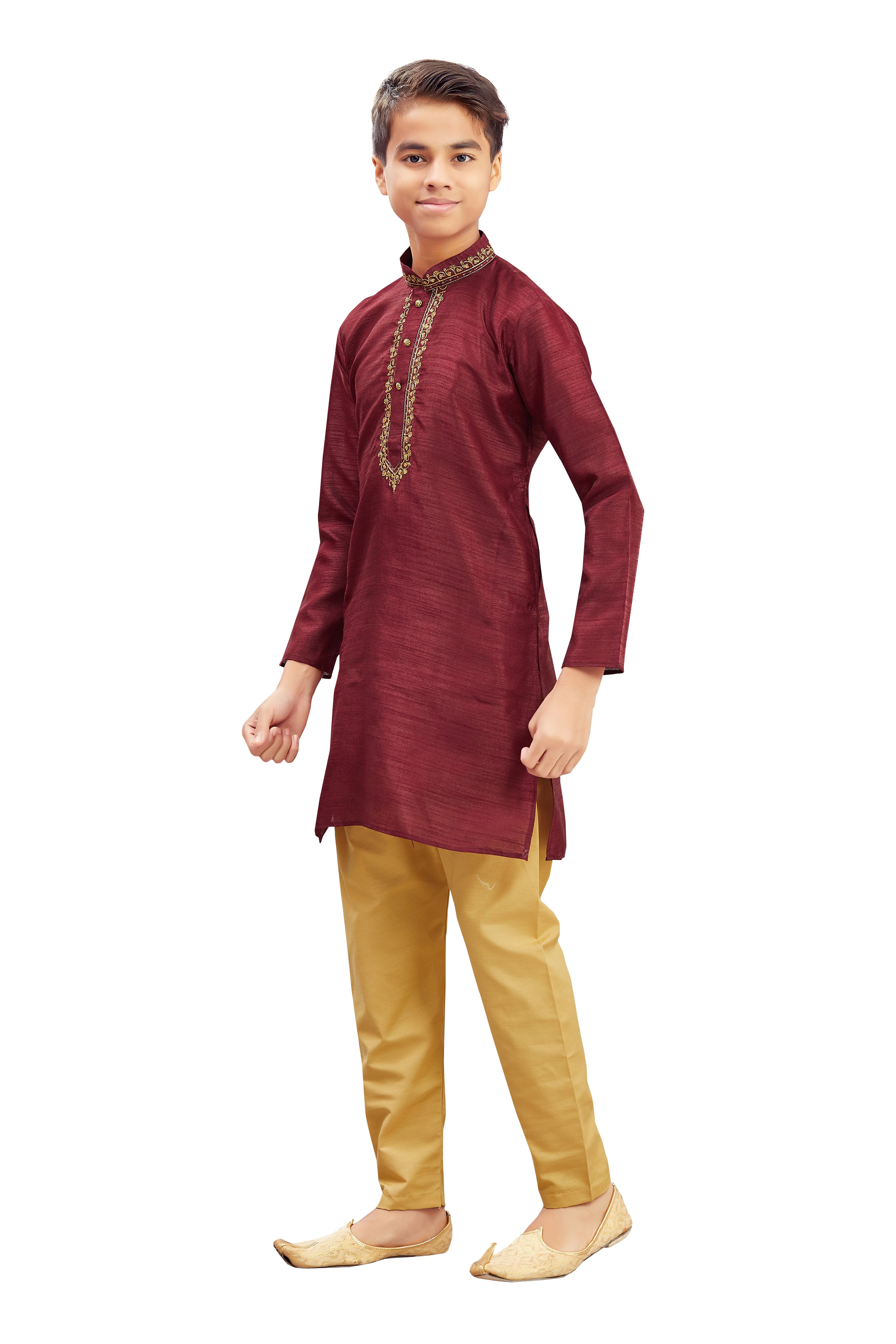 Boys Embroidered Kurta - Roop Darshan
