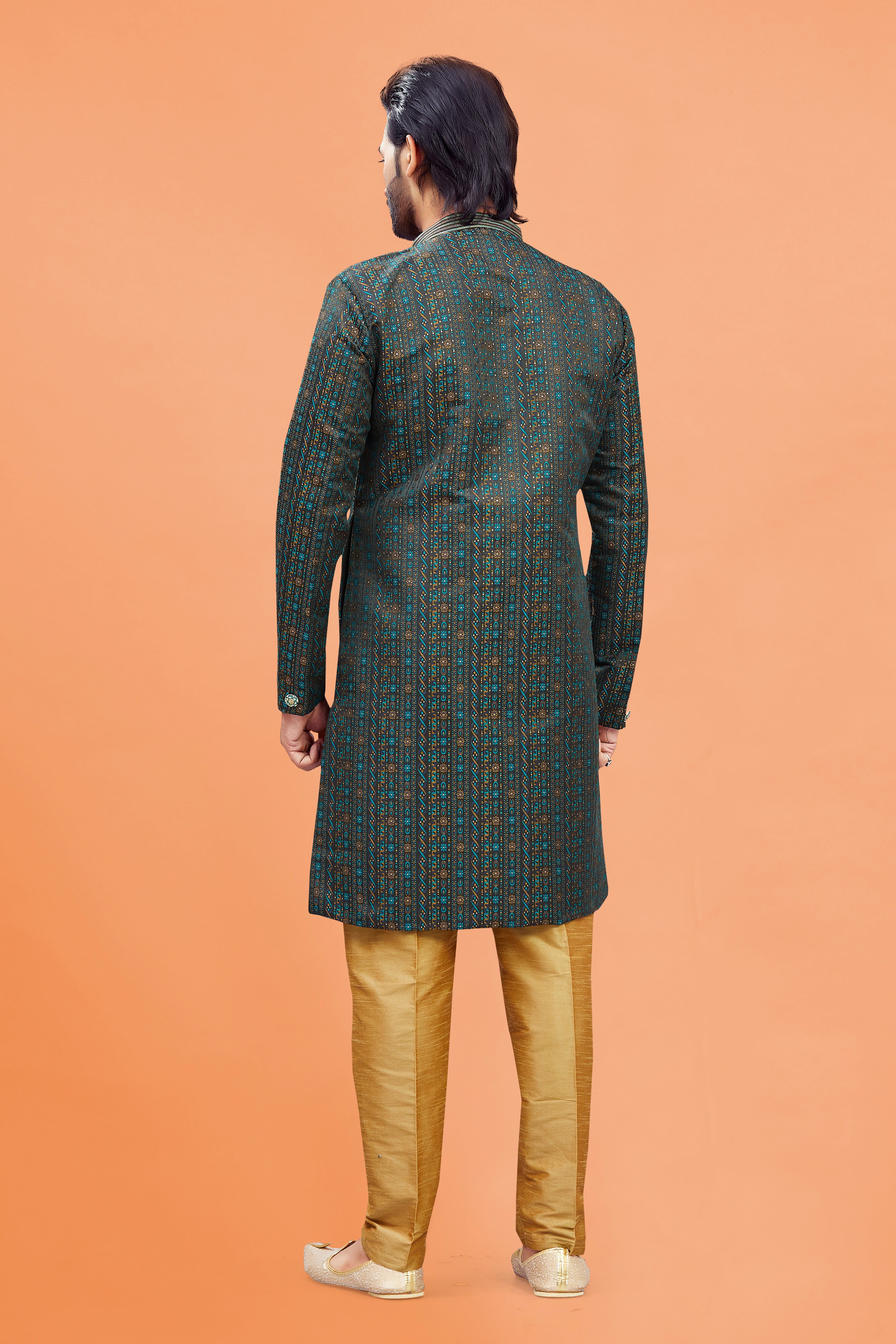 Mens Silk Kurta Set - Roop Darshan