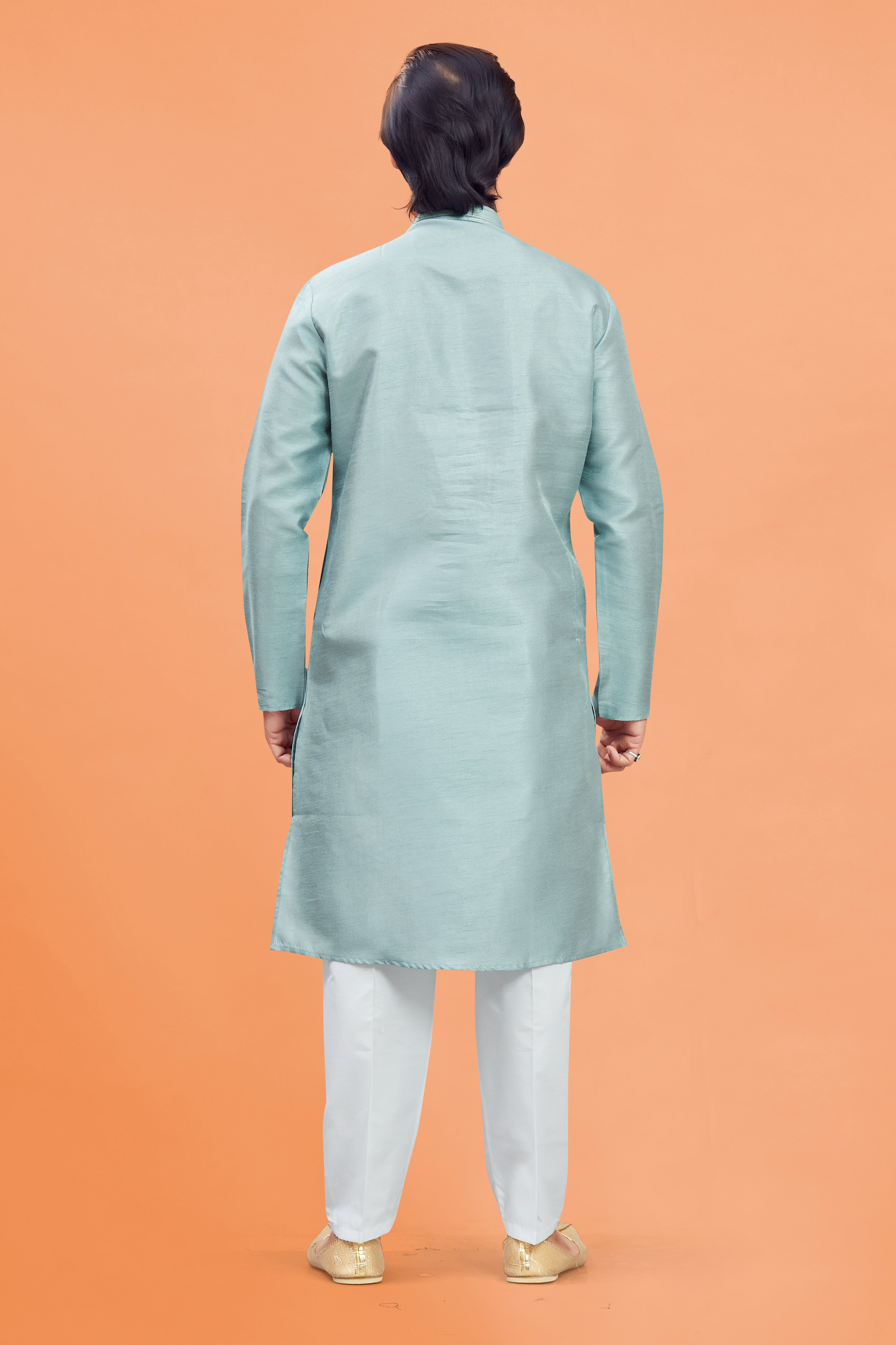 Mens Silk Kurta Set - Roop Darshan
