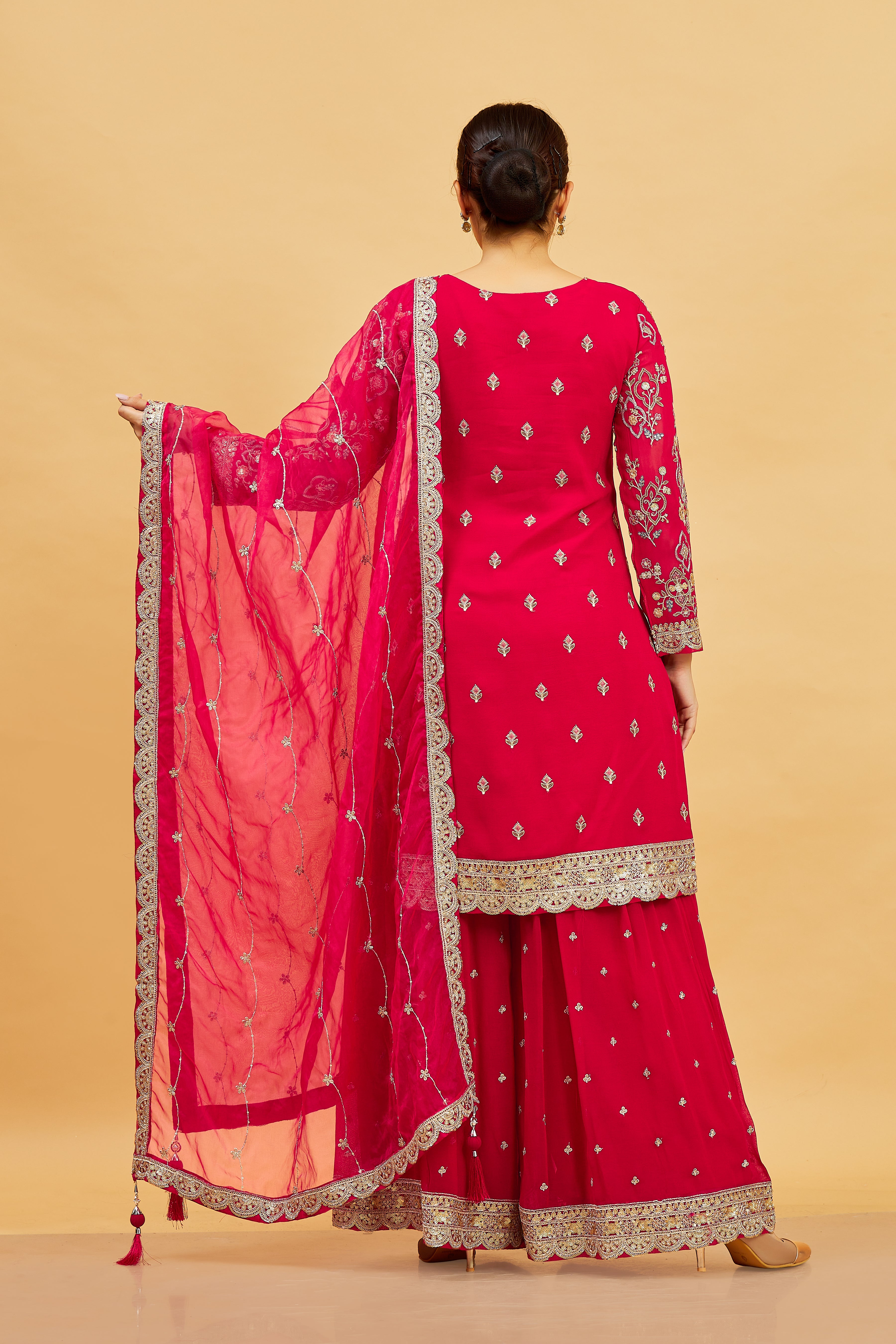 Karishma Palazzo Suit - Roop Darshan