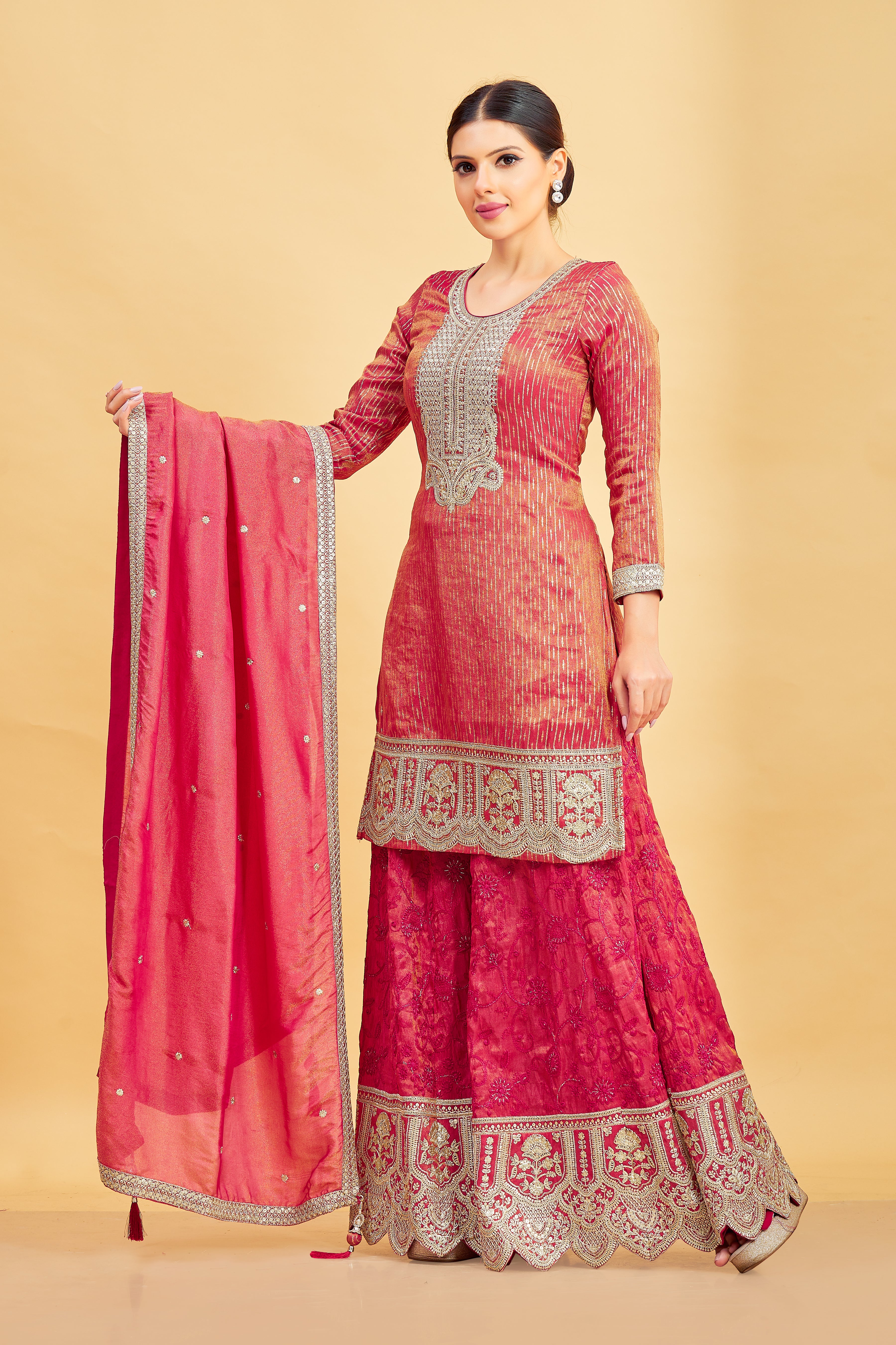 Devika Palazzo Suit - Roop Darshan