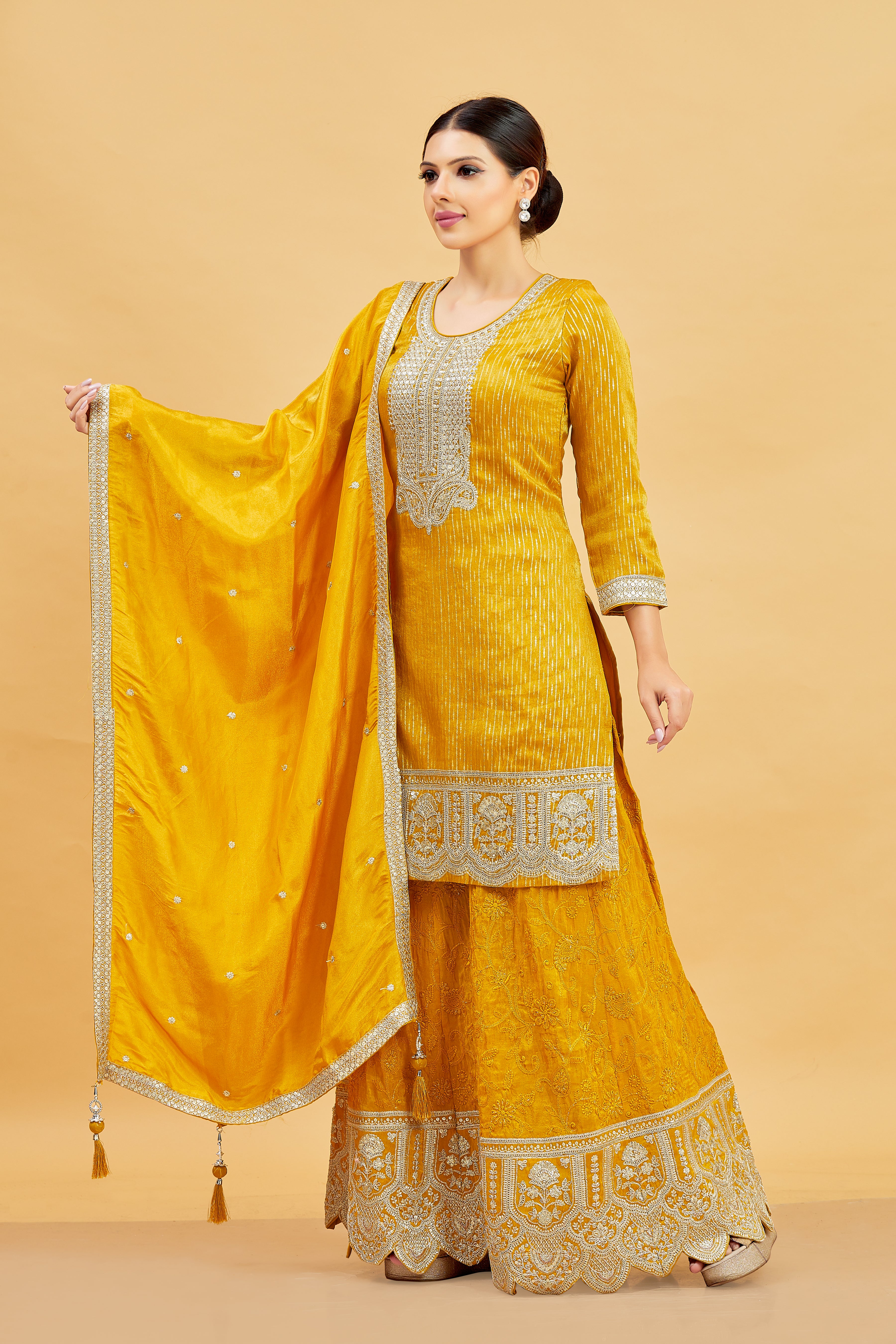Devika Palazzo Suit - Roop Darshan