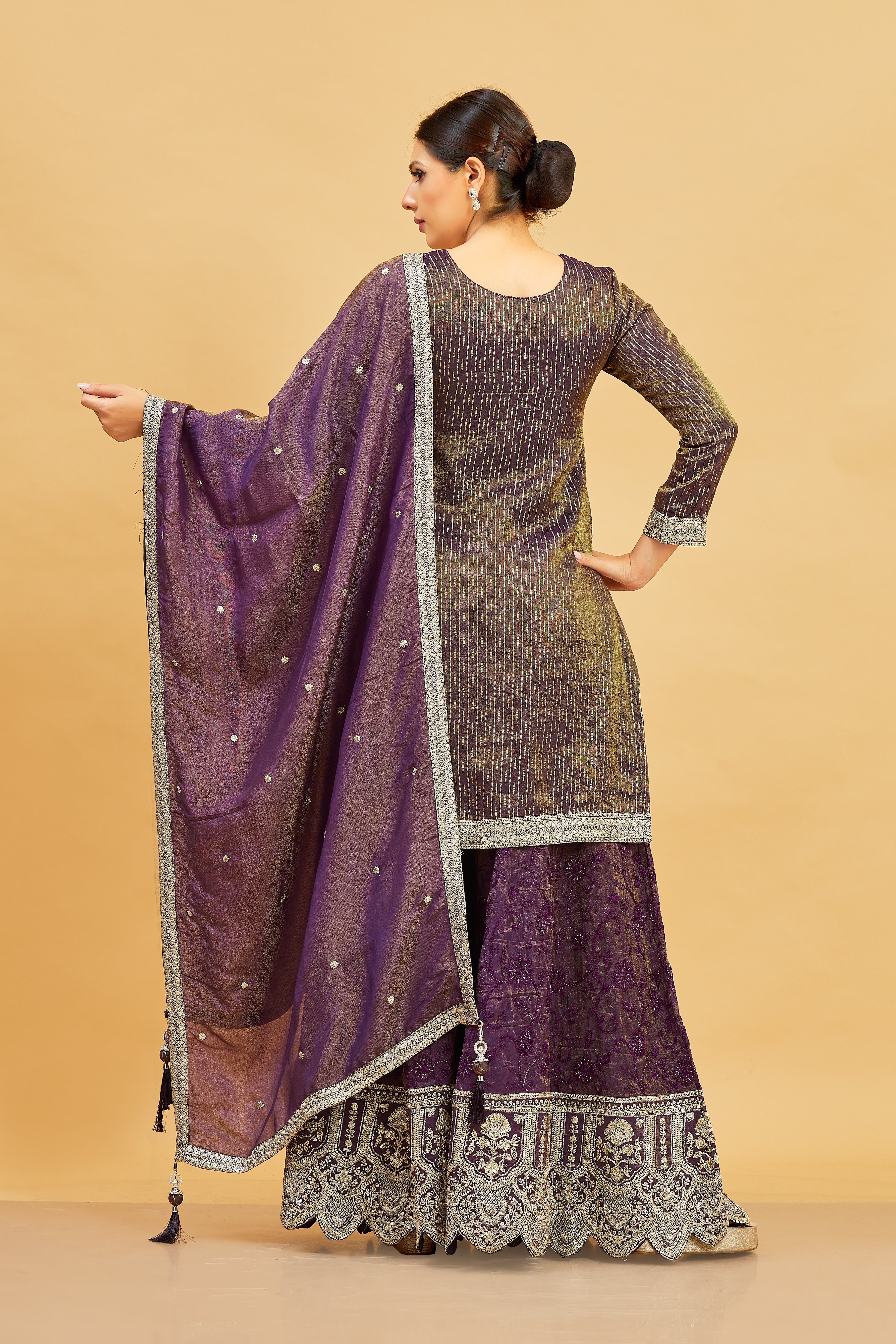 Devika Palazzo Suit - Roop Darshan
