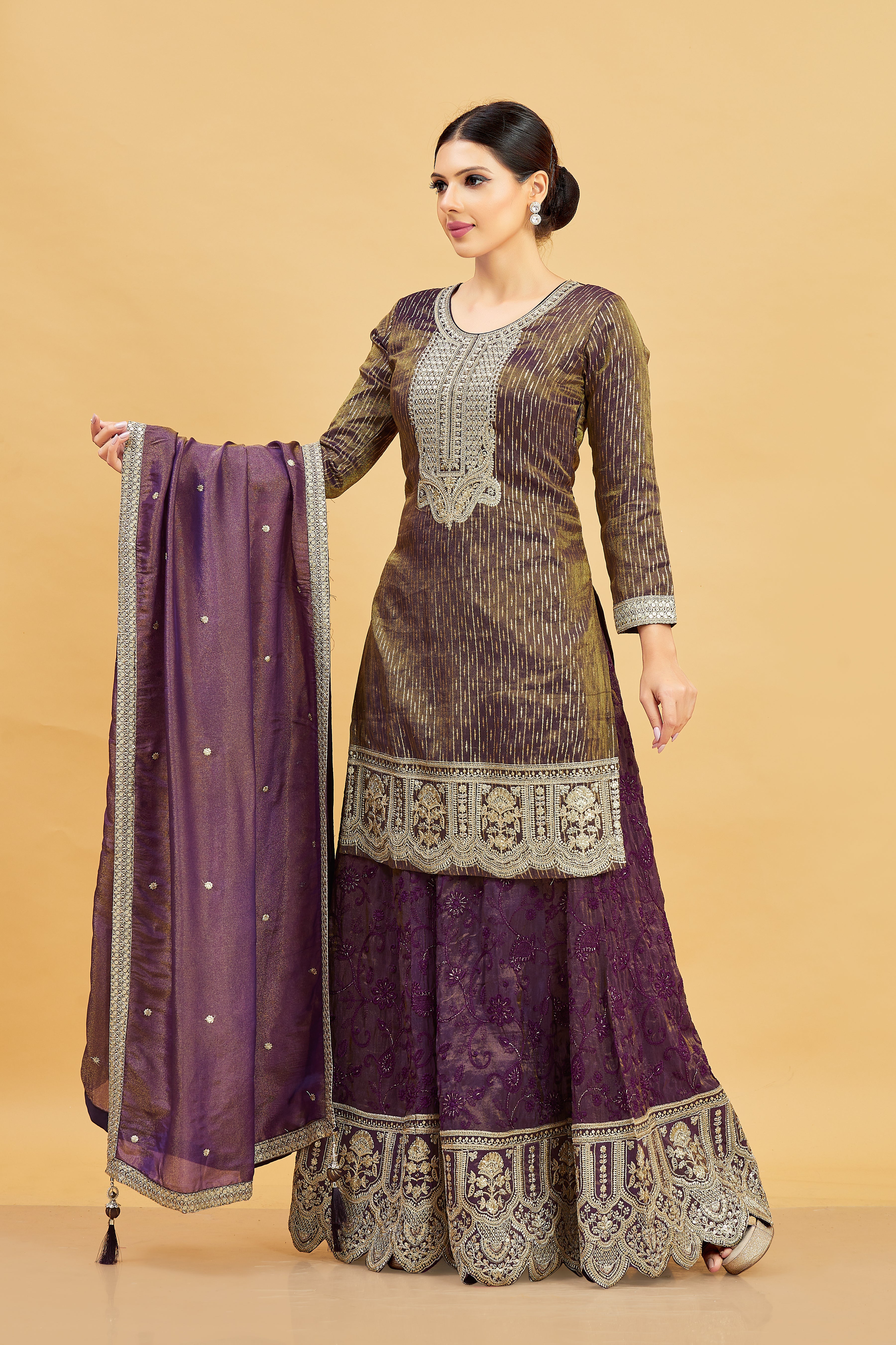 Devika Palazzo Suit - Roop Darshan