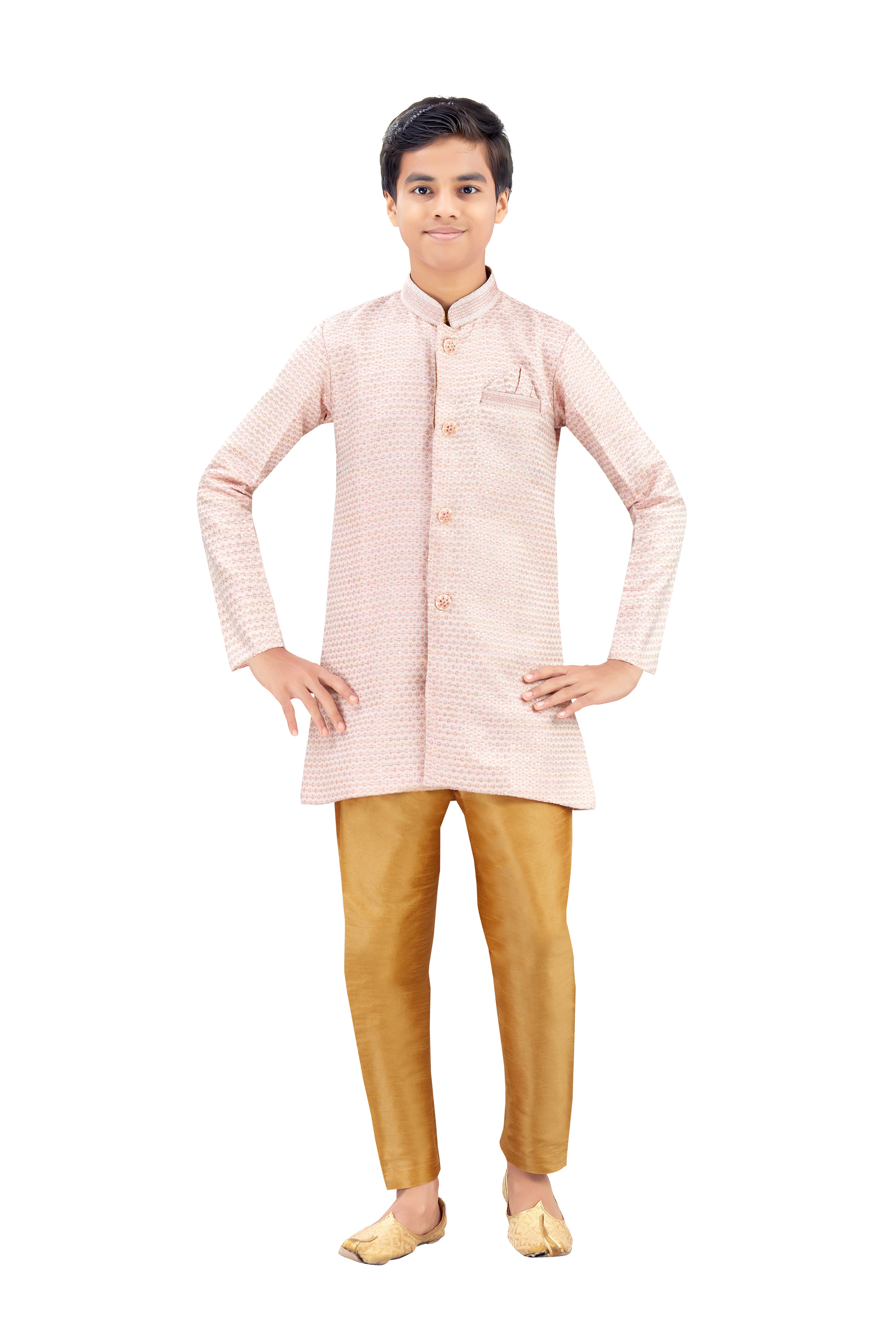 Boys Silk Kurta Set - Roop Darshan