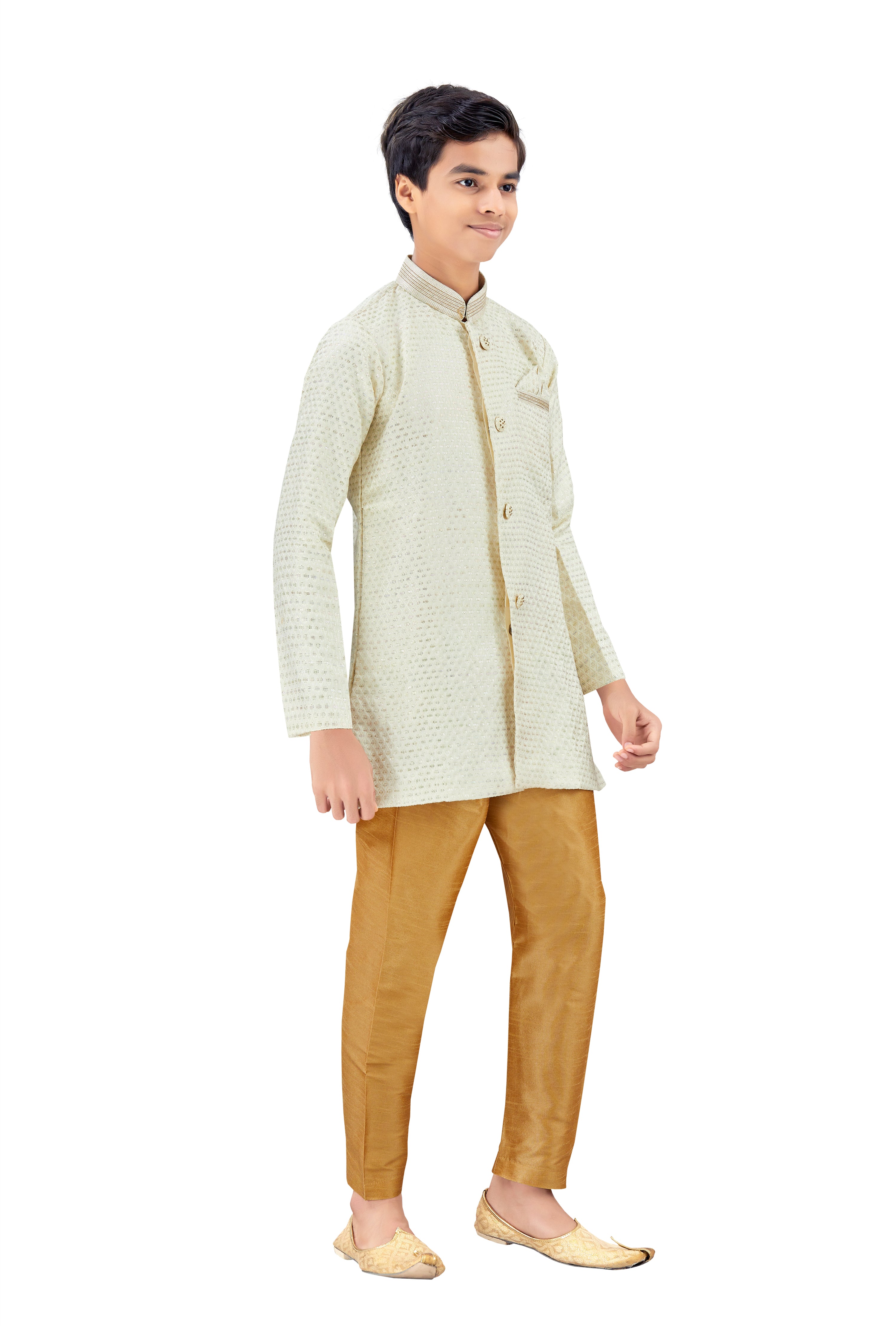 Boys Silk Kurta Set - Roop Darshan