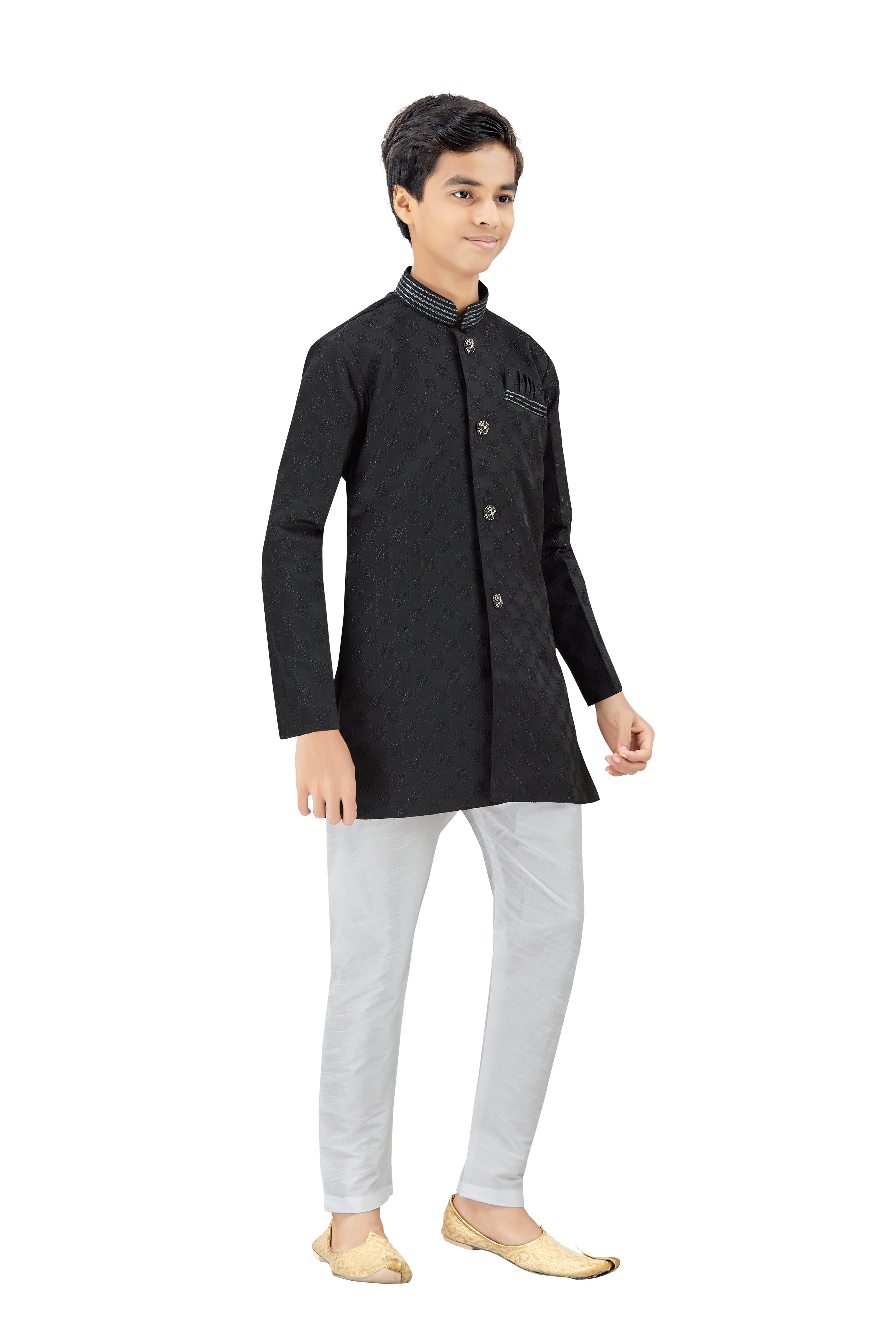 Boys Silk Kurta Set - Roop Darshan