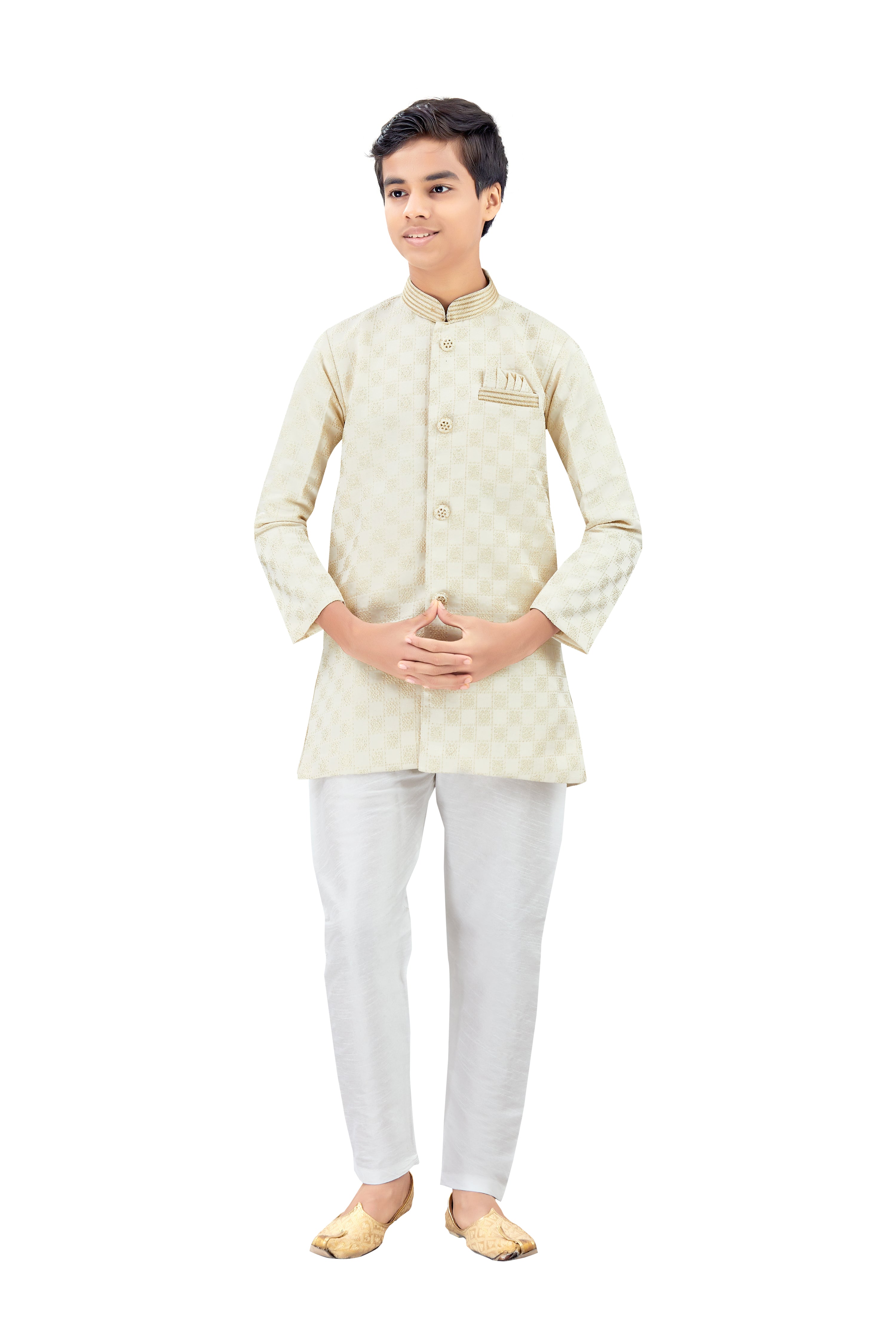 Boys Silk Kurta Set - Roop Darshan