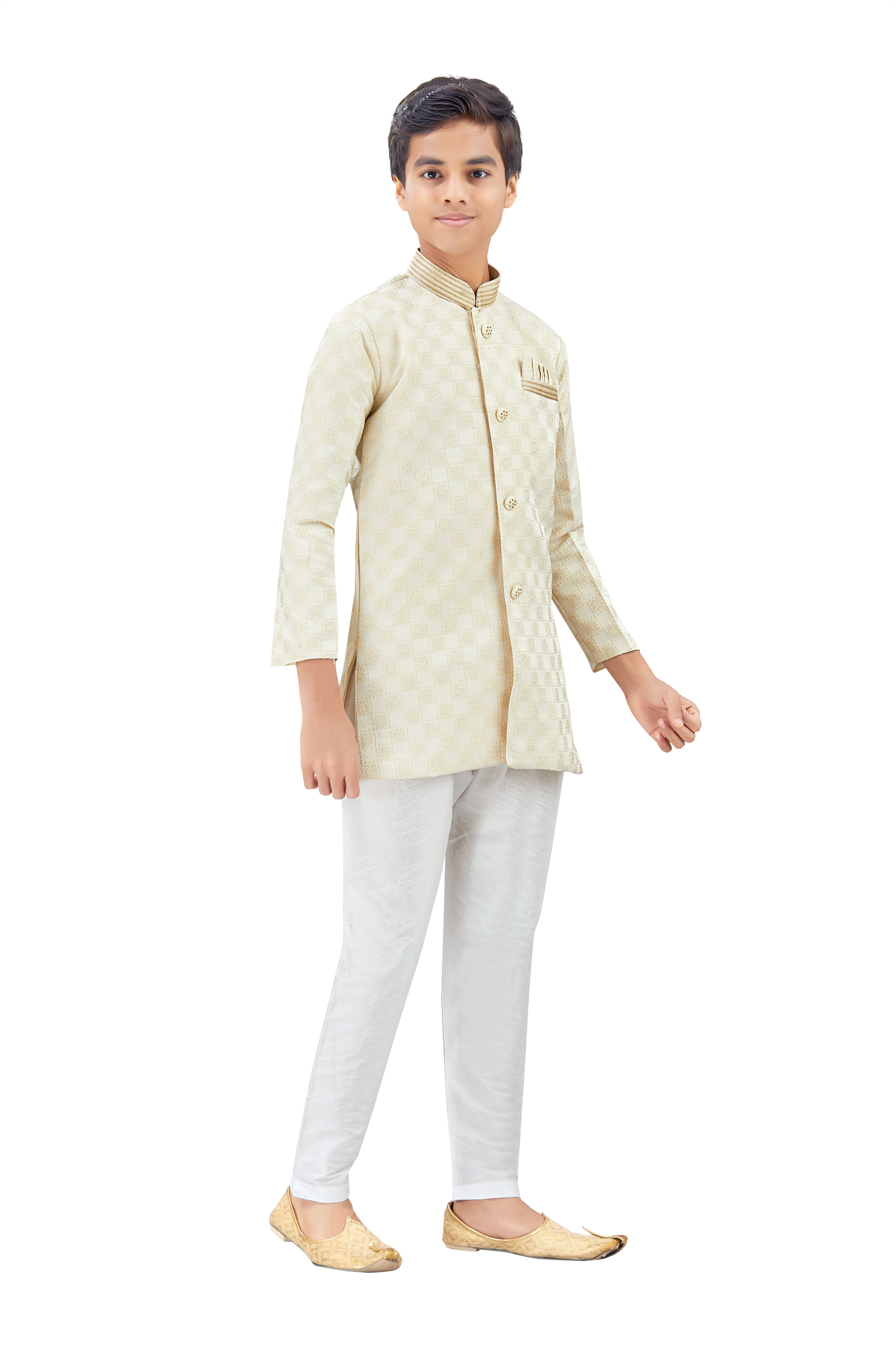 Boys Silk Kurta Set - Roop Darshan