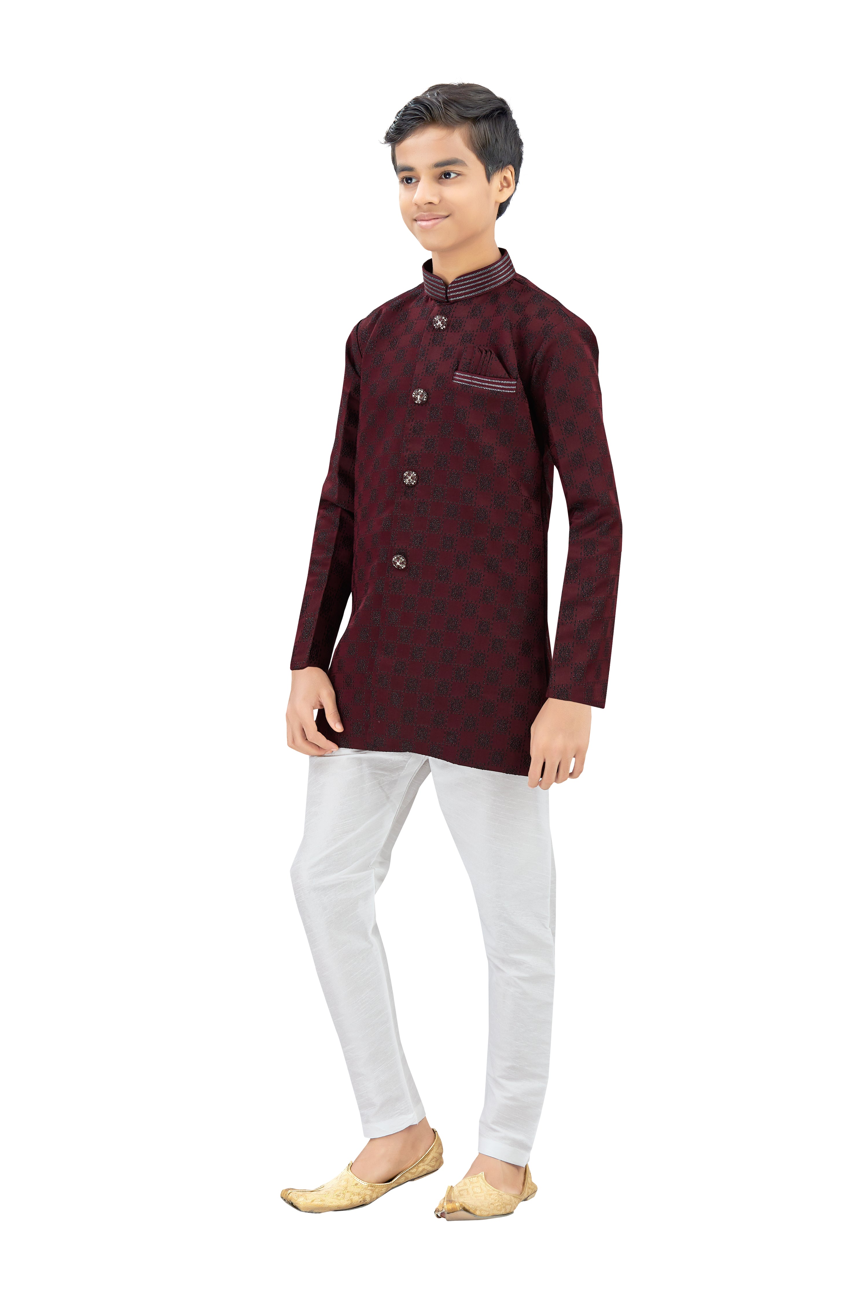 Boys Silk Kurta Set - Roop Darshan