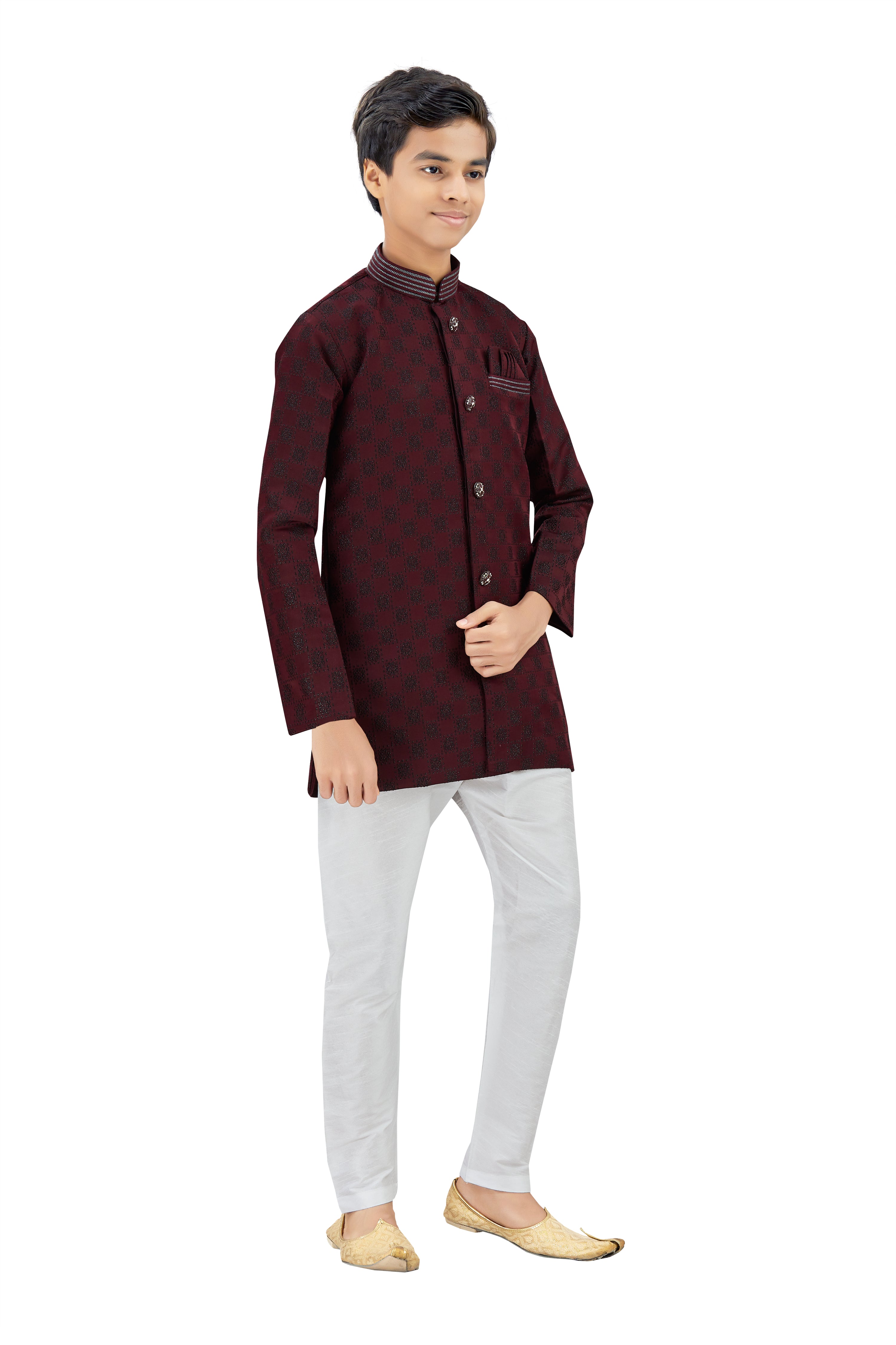 Boys Silk Kurta Set - Roop Darshan