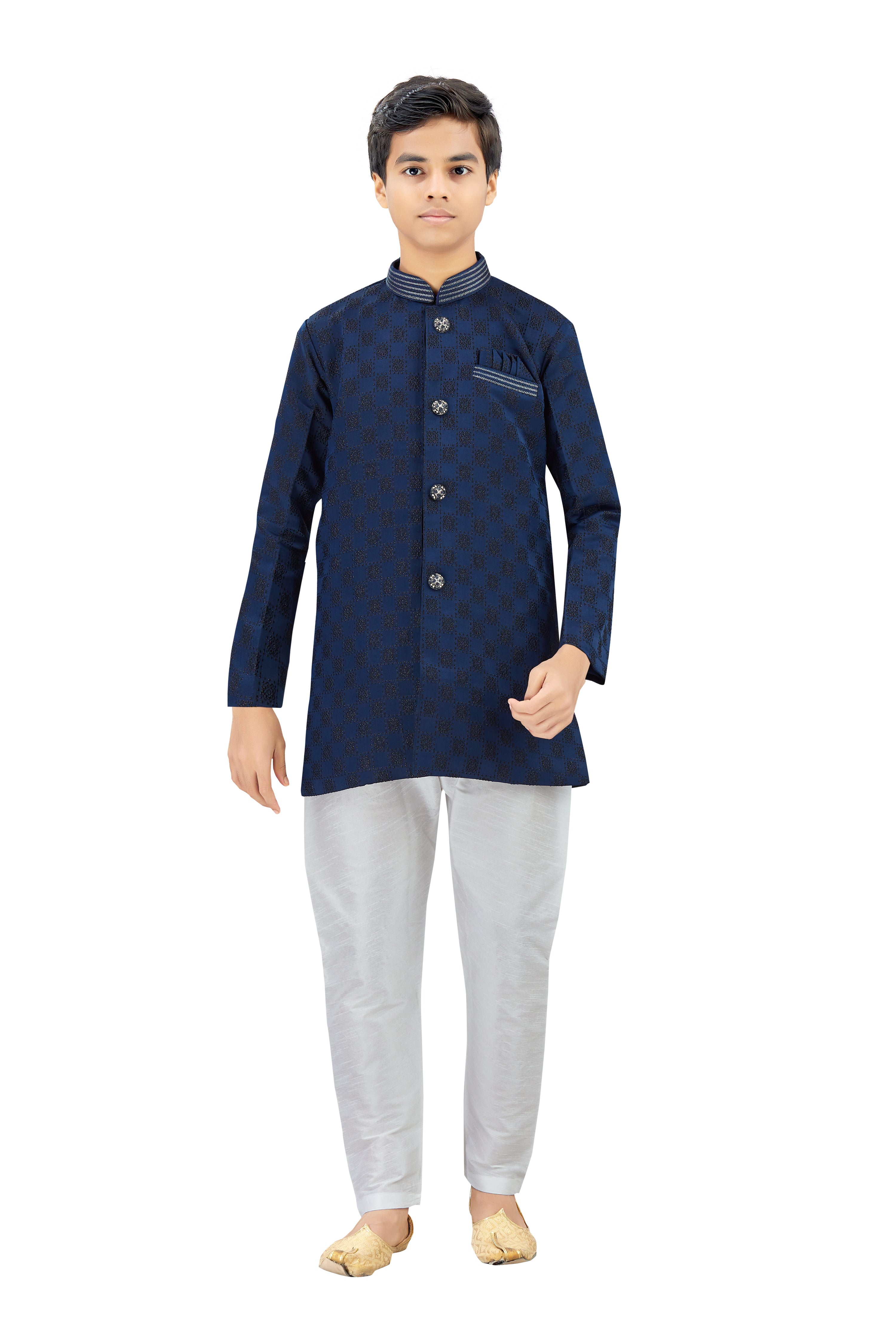 Boys Silk Kurta Set - Roop Darshan