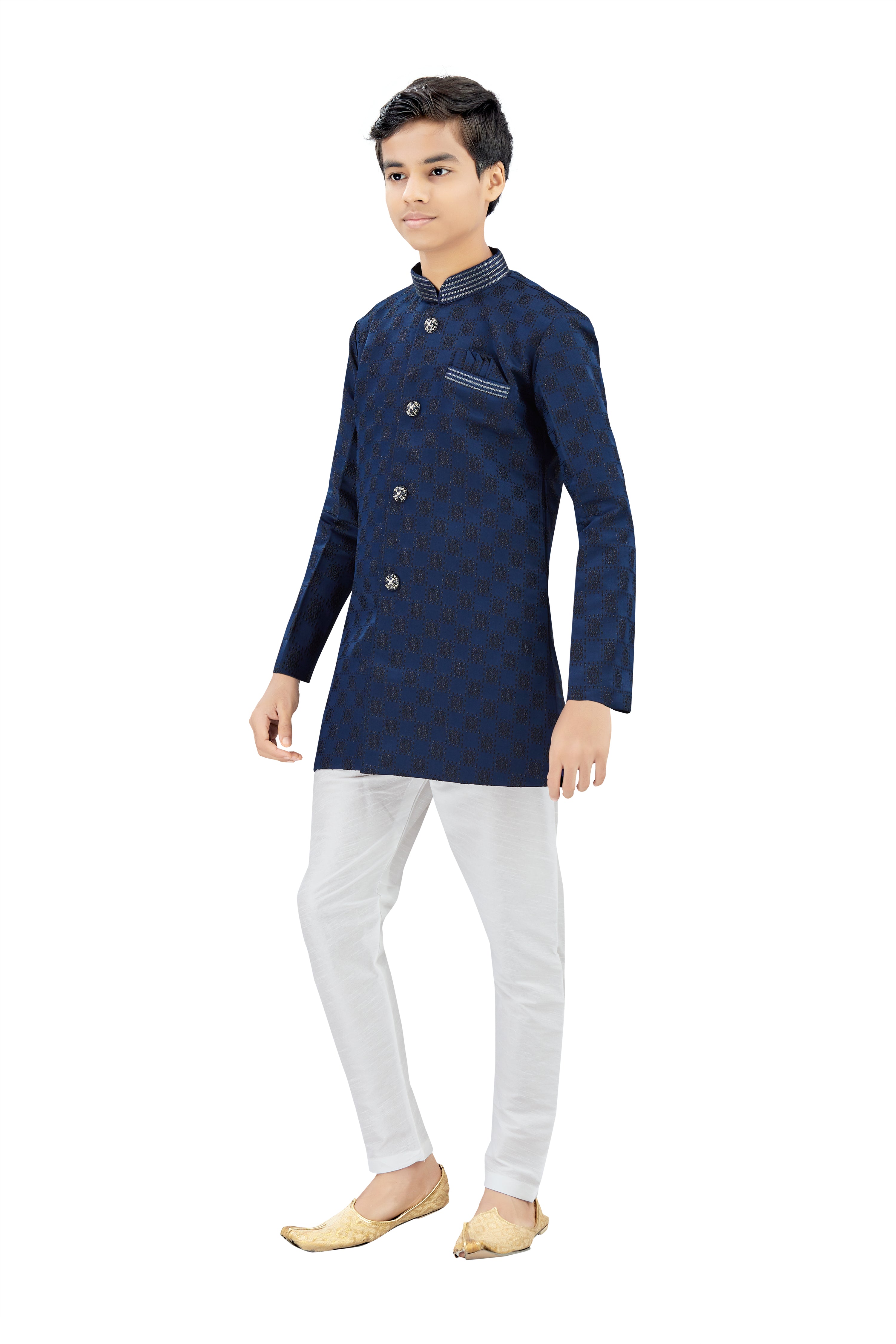 Boys Silk Kurta Set - Roop Darshan
