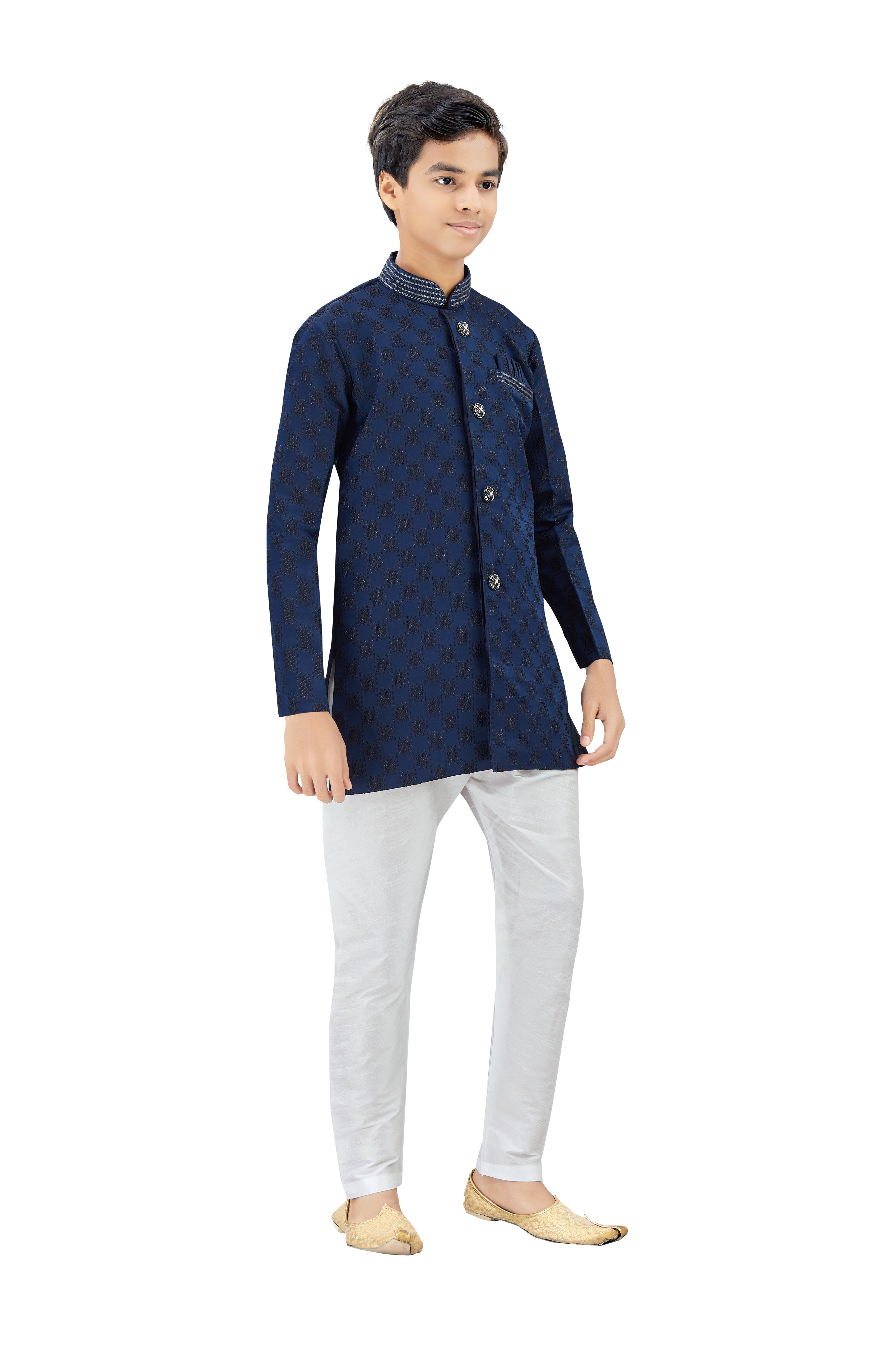 Boys Silk Kurta Set - Roop Darshan