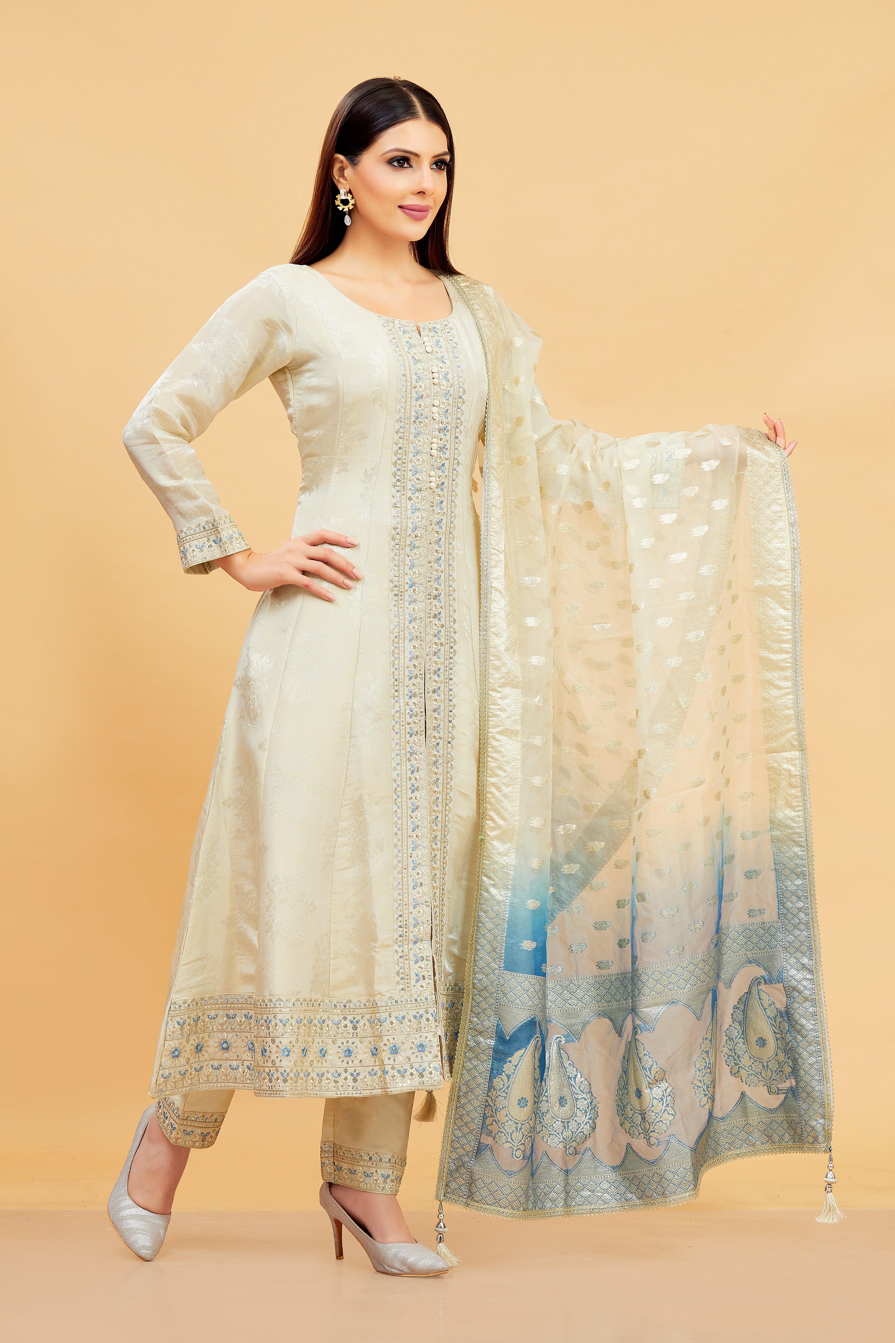Rajni Flair Kamiz & Pant - Roop Darshan