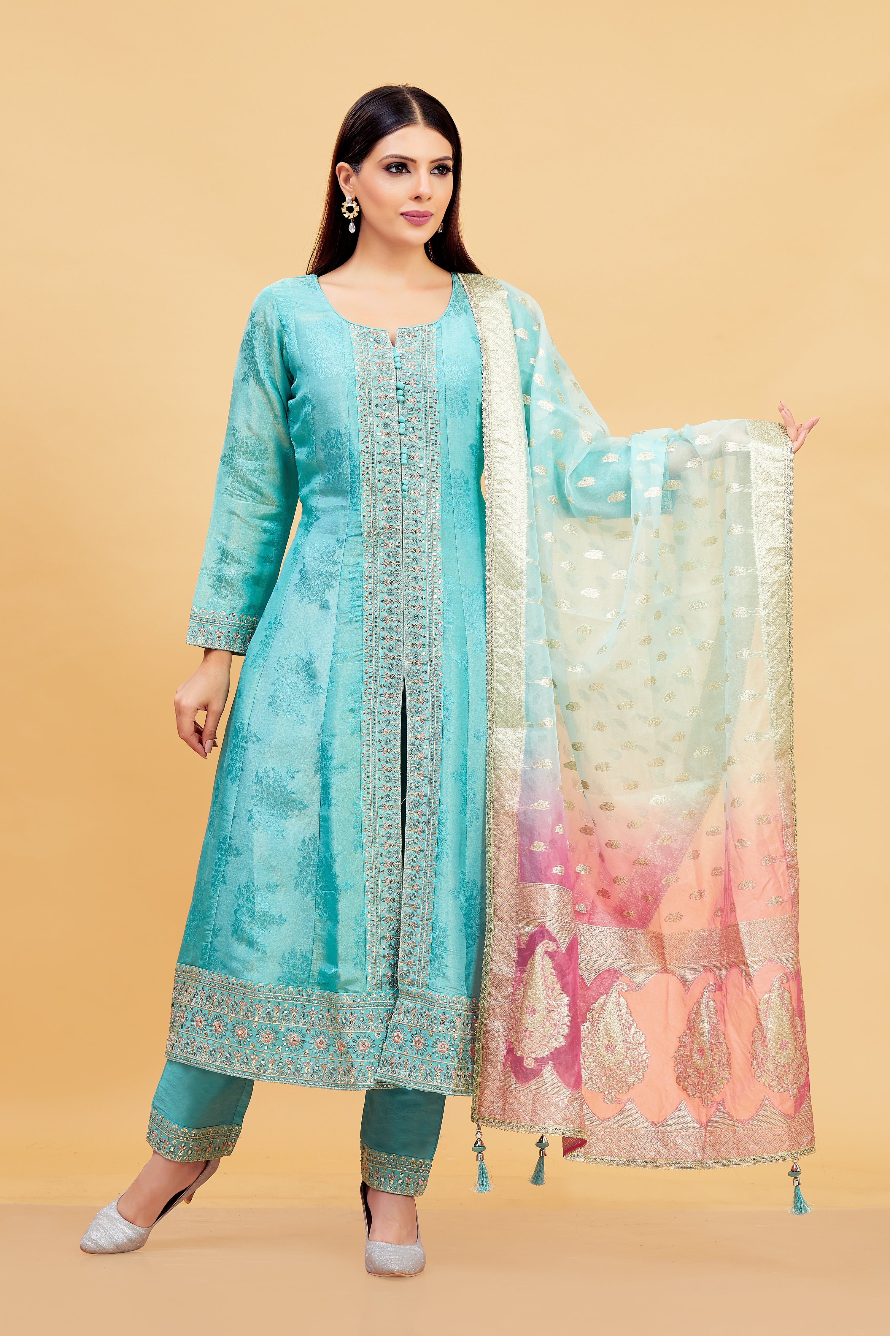 Rajni Flair Kamiz & Pant - Roop Darshan