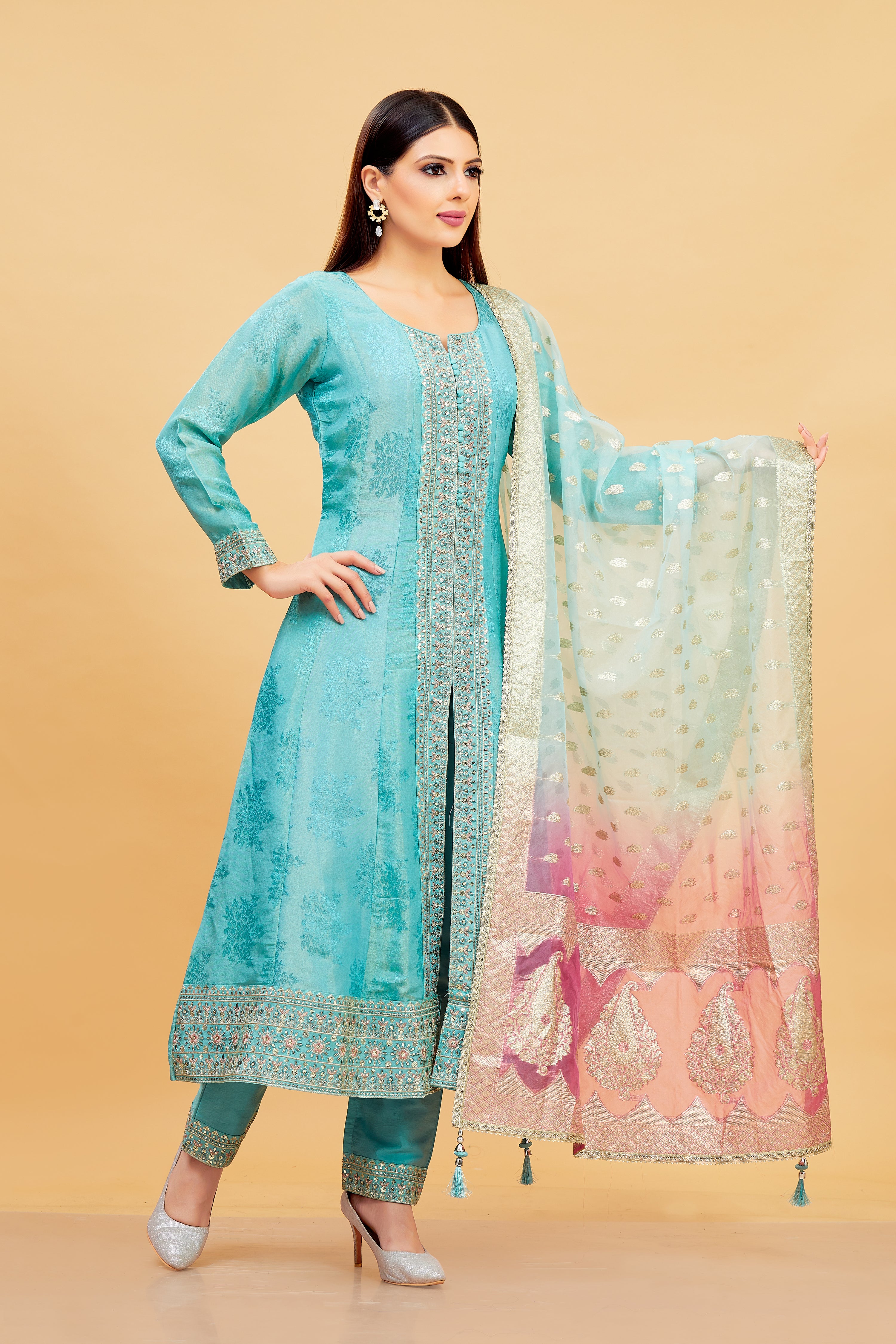 Rajni Flair Kamiz & Pant - Roop Darshan