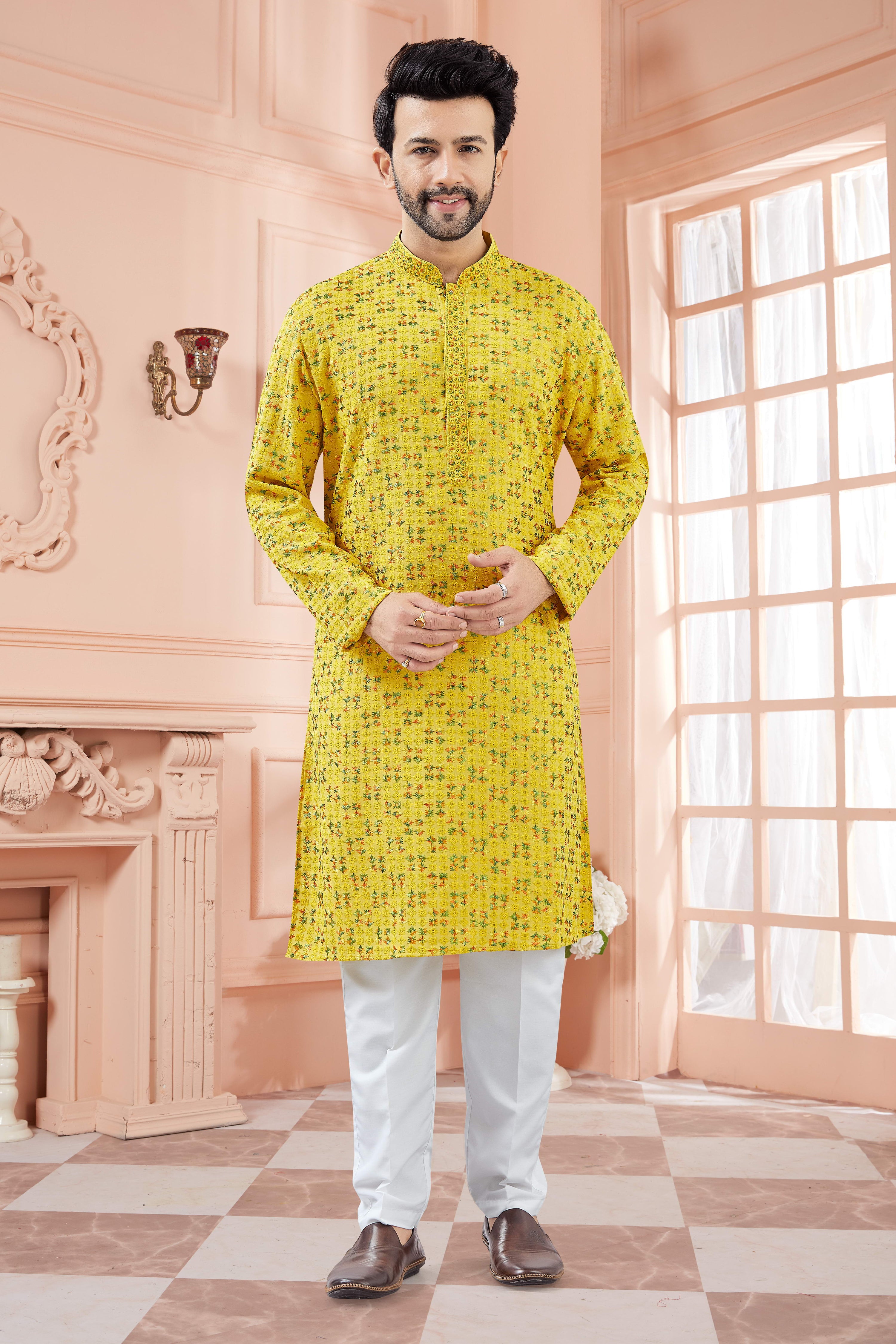 Mens Kurta Set - Roop Darshan