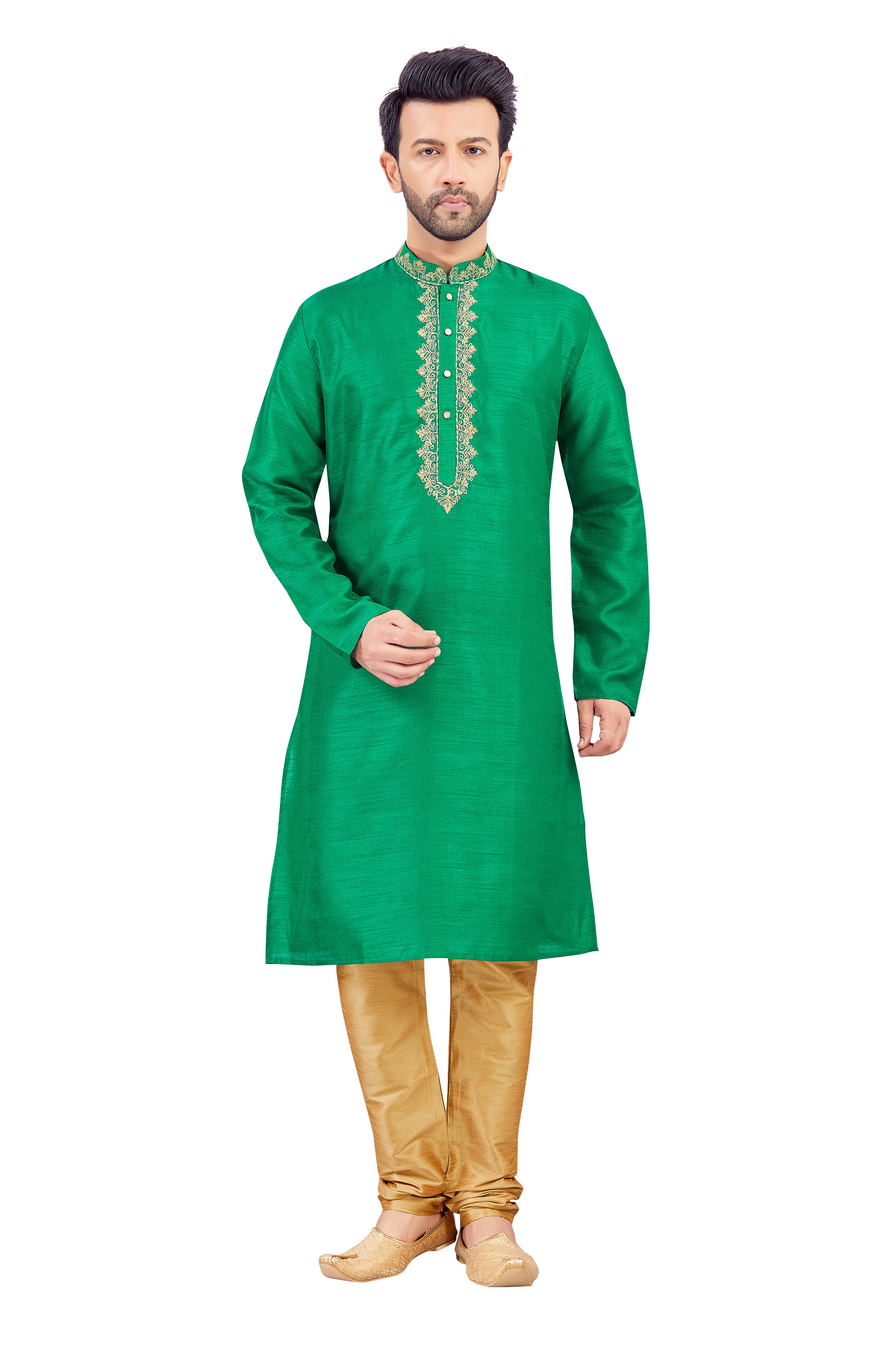 Mens Silk Kurta Set - Roop Darshan