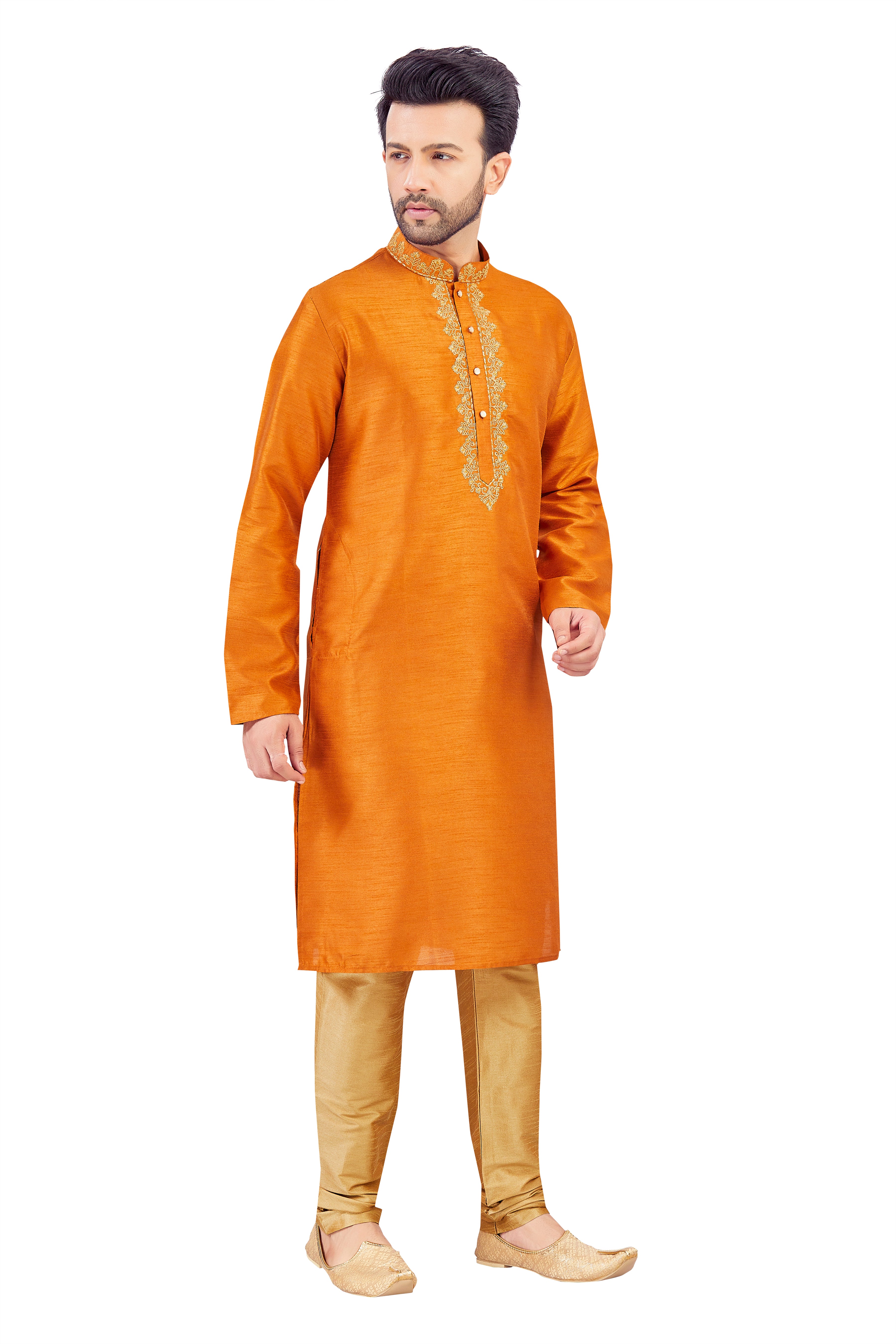 Mens Silk Kurta Set - Roop Darshan