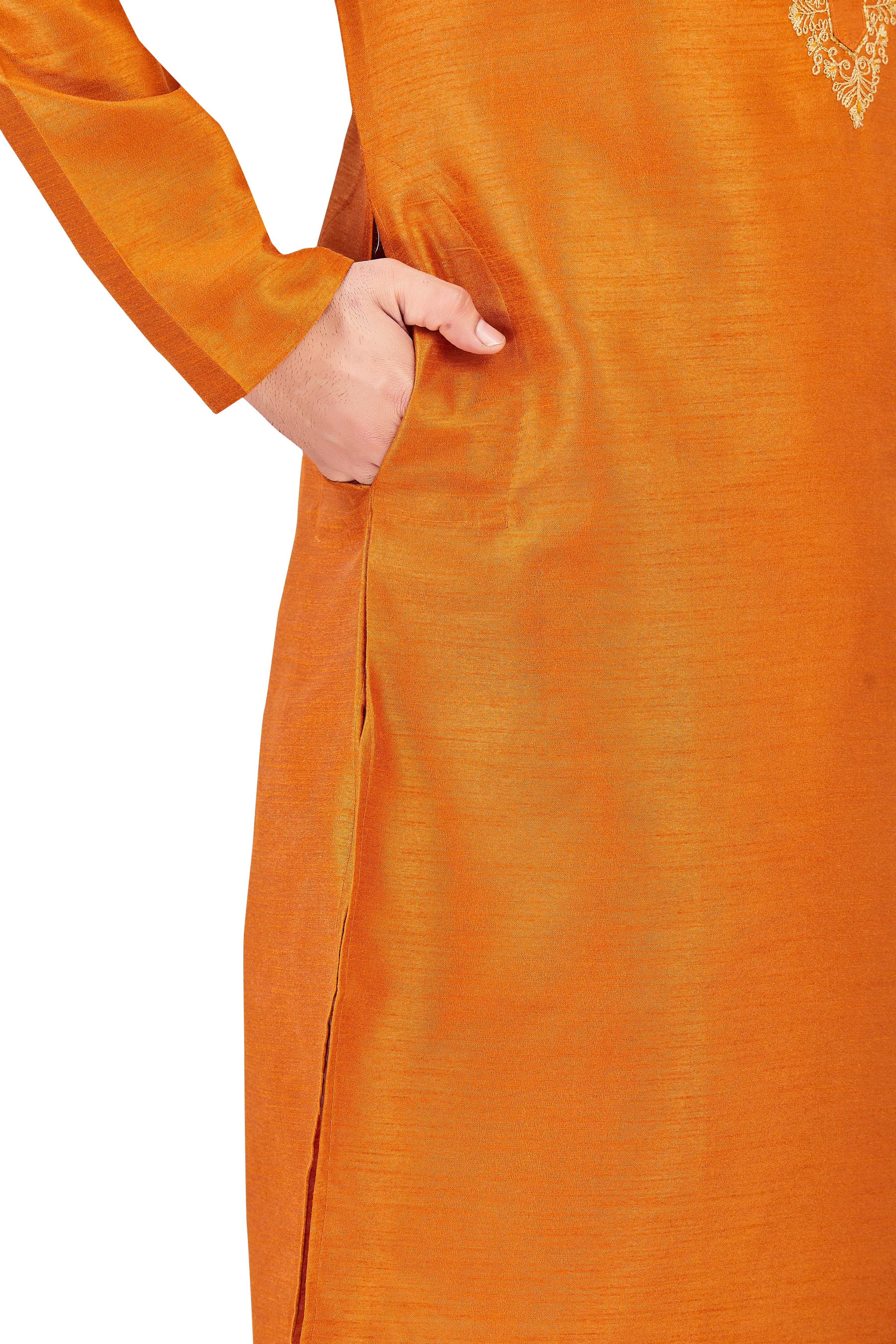 Mens Silk Kurta Set - Roop Darshan