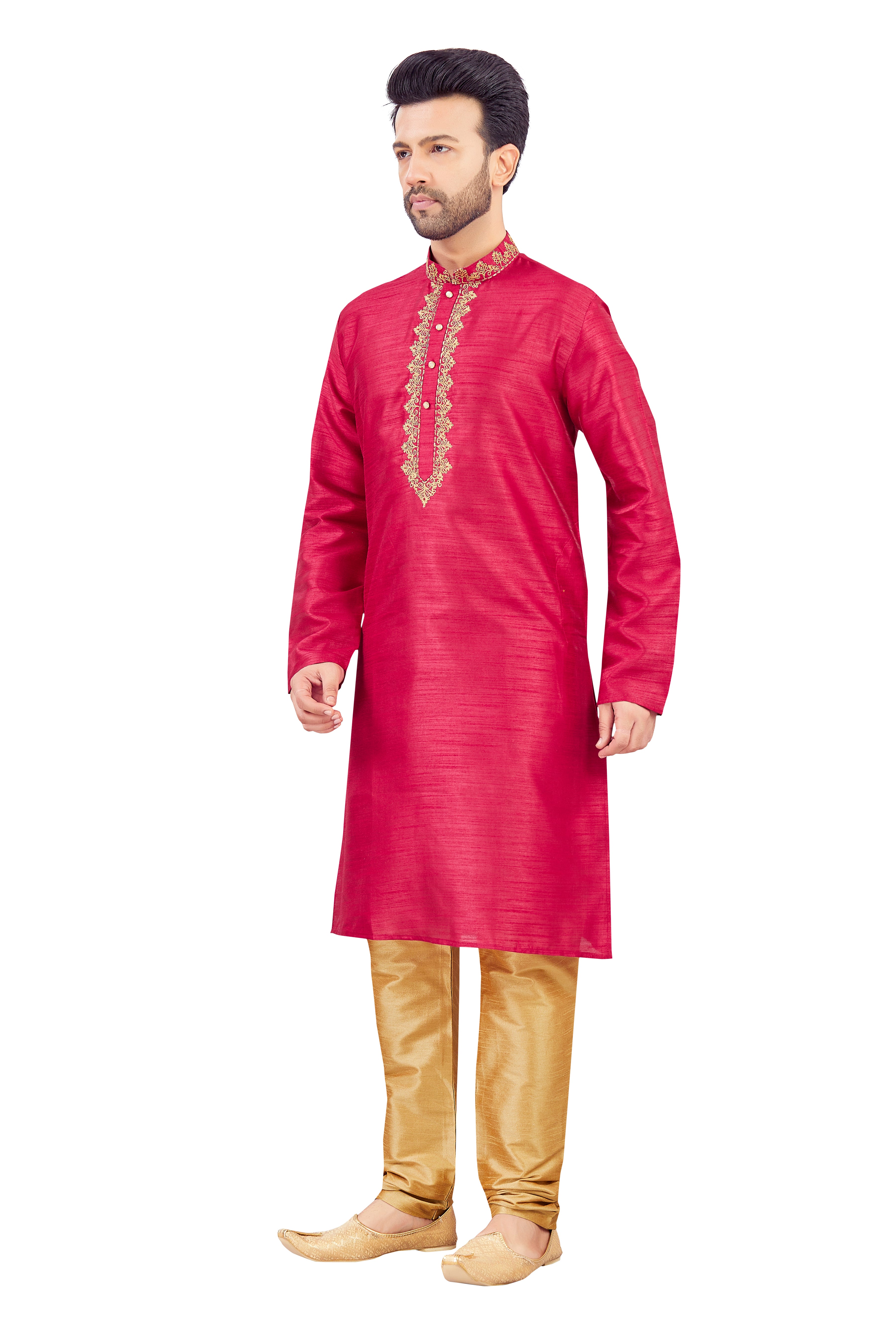 Mens Silk Kurta Set - Roop Darshan