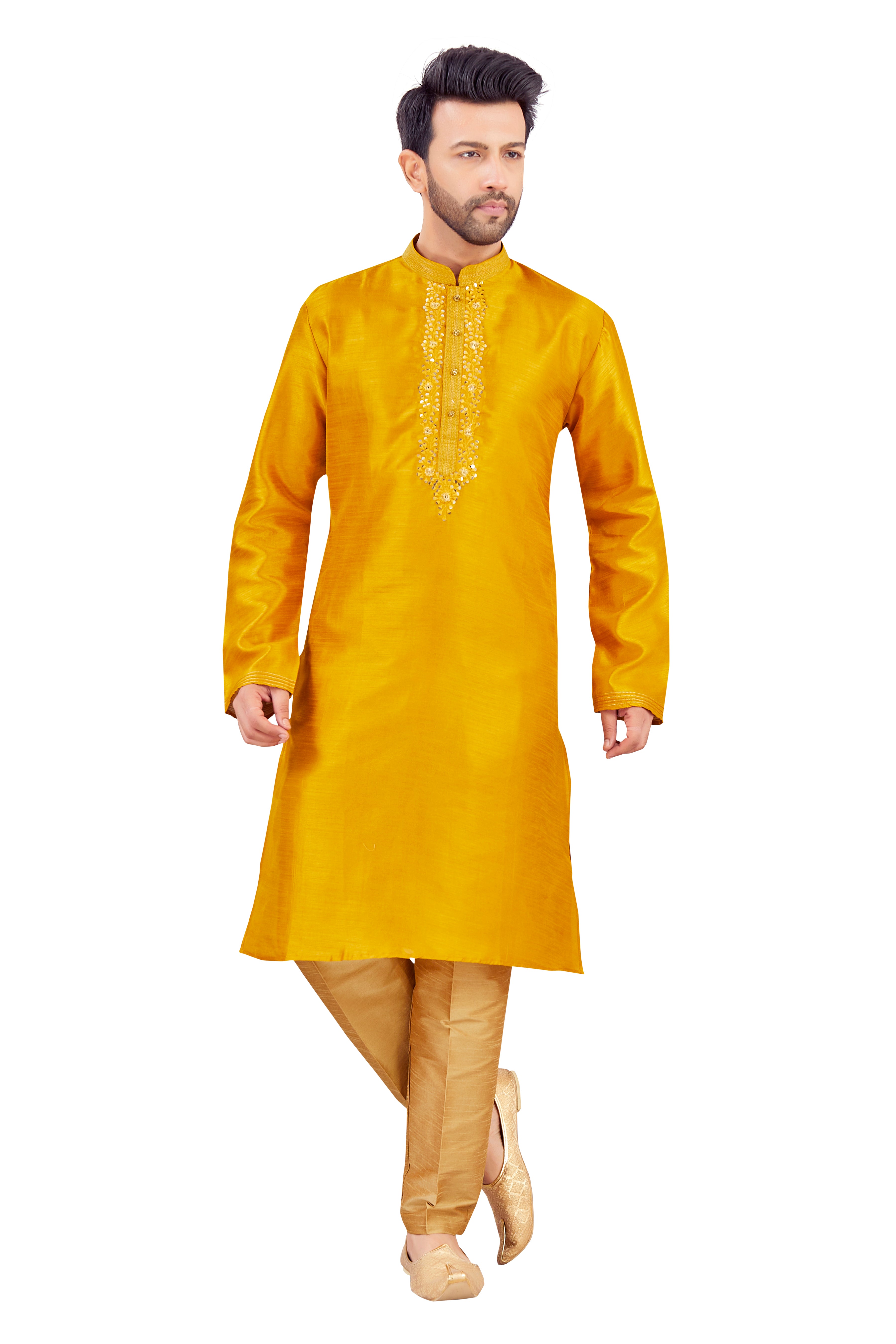 Mens Silk Kurta Set - Roop Darshan