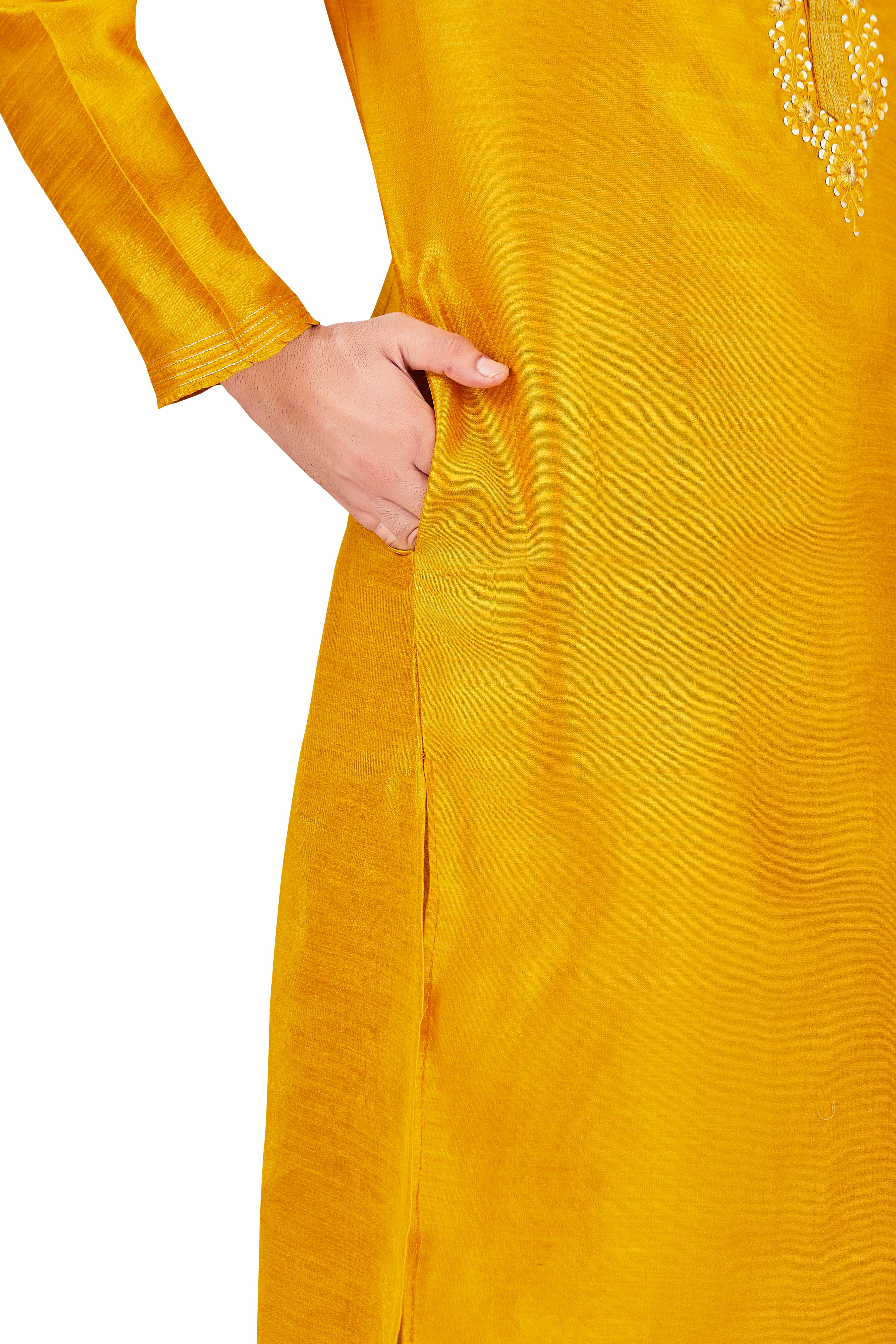 Mens Silk Kurta Set - Roop Darshan