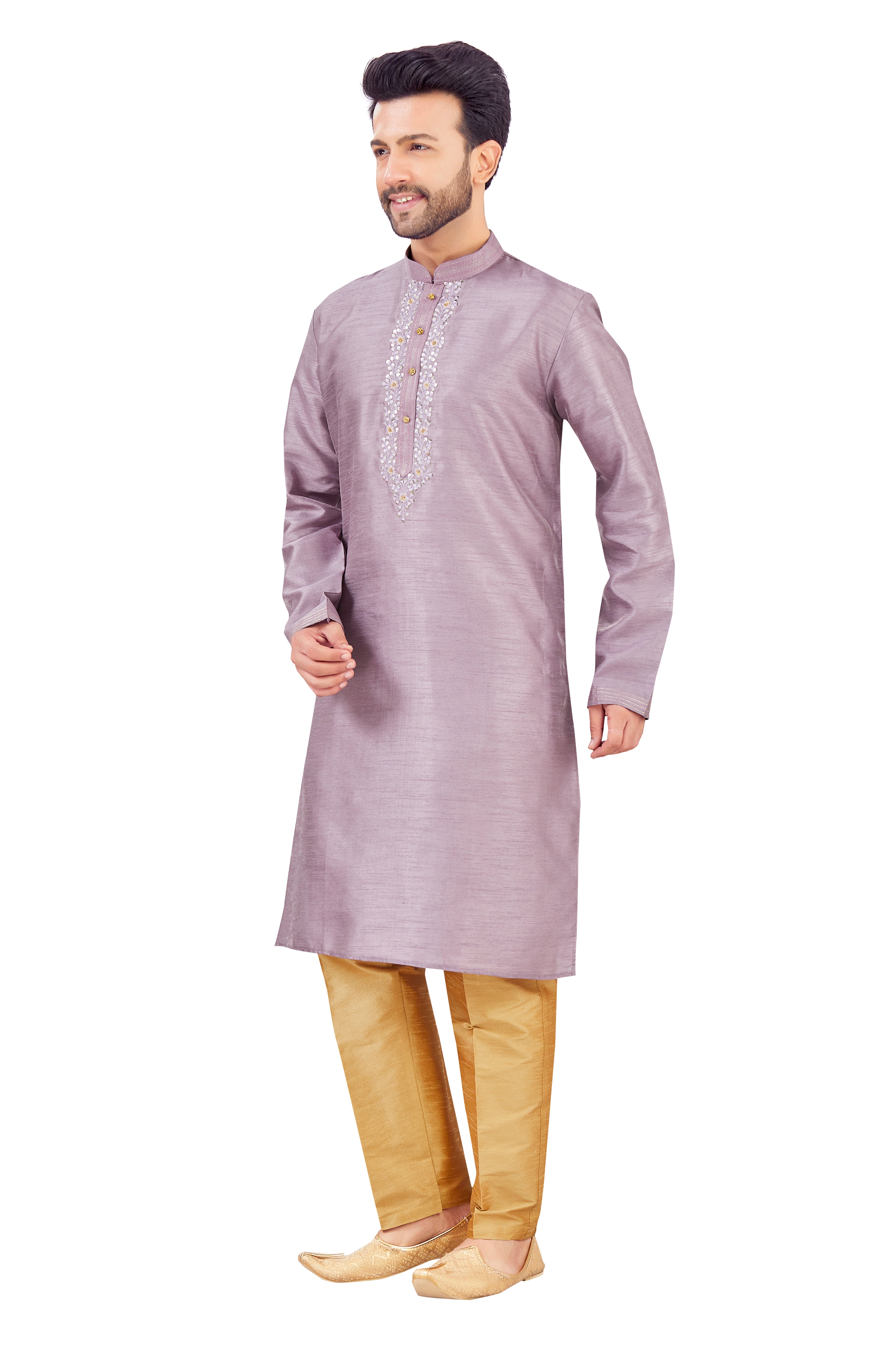 Mens Silk Kurta Set - Roop Darshan