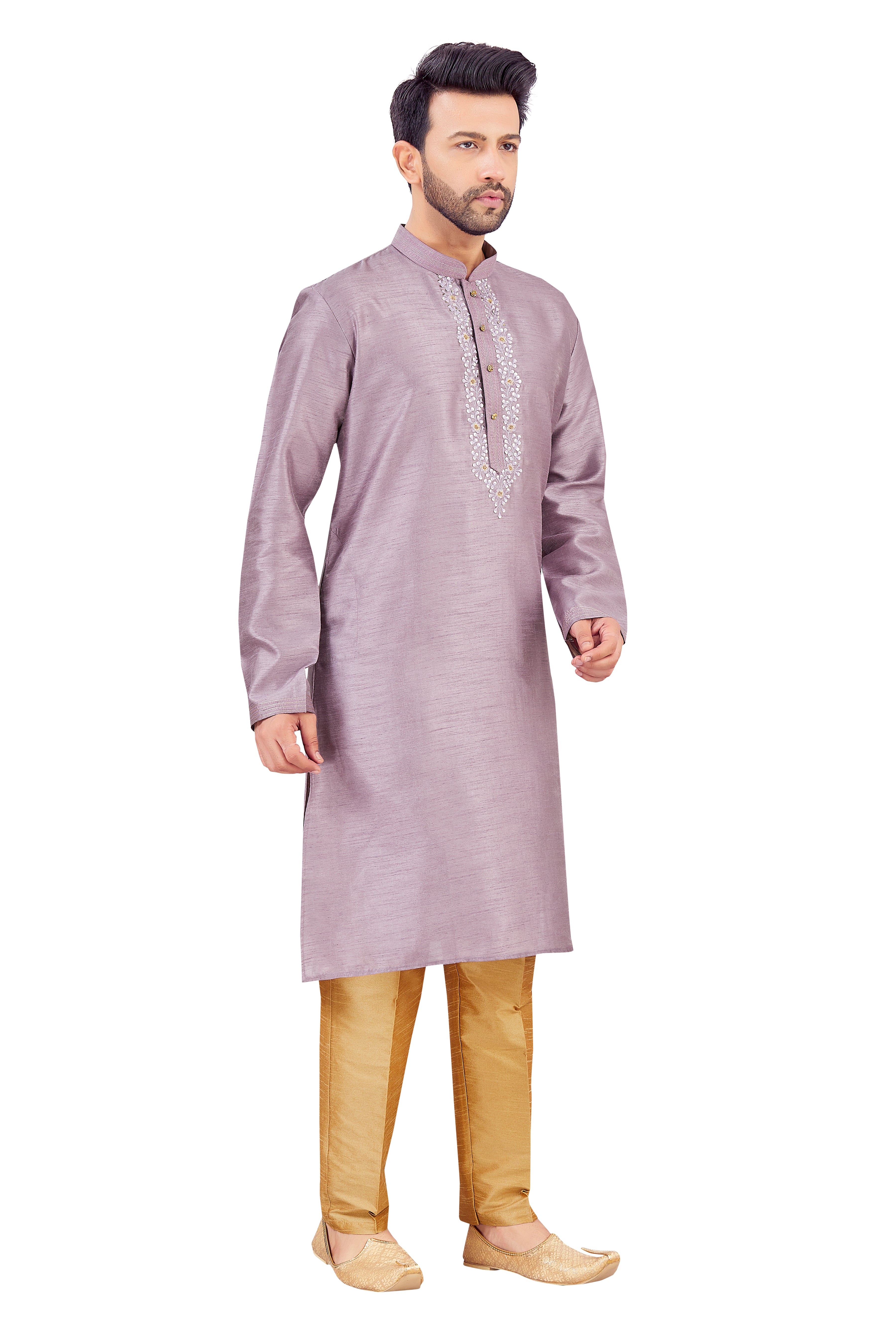 Mens Silk Kurta Set - Roop Darshan
