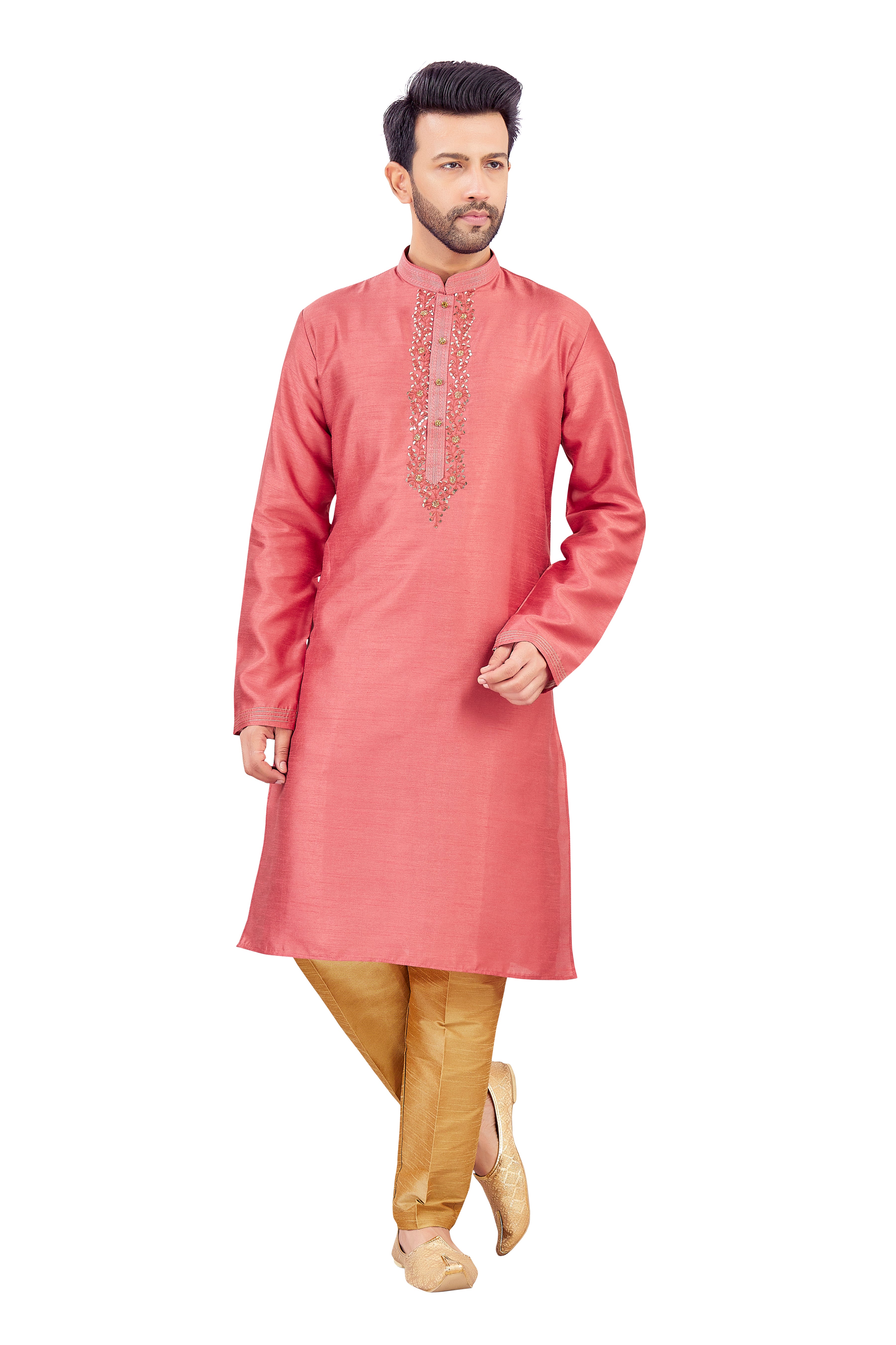 Mens Silk Kurta Set - Roop Darshan