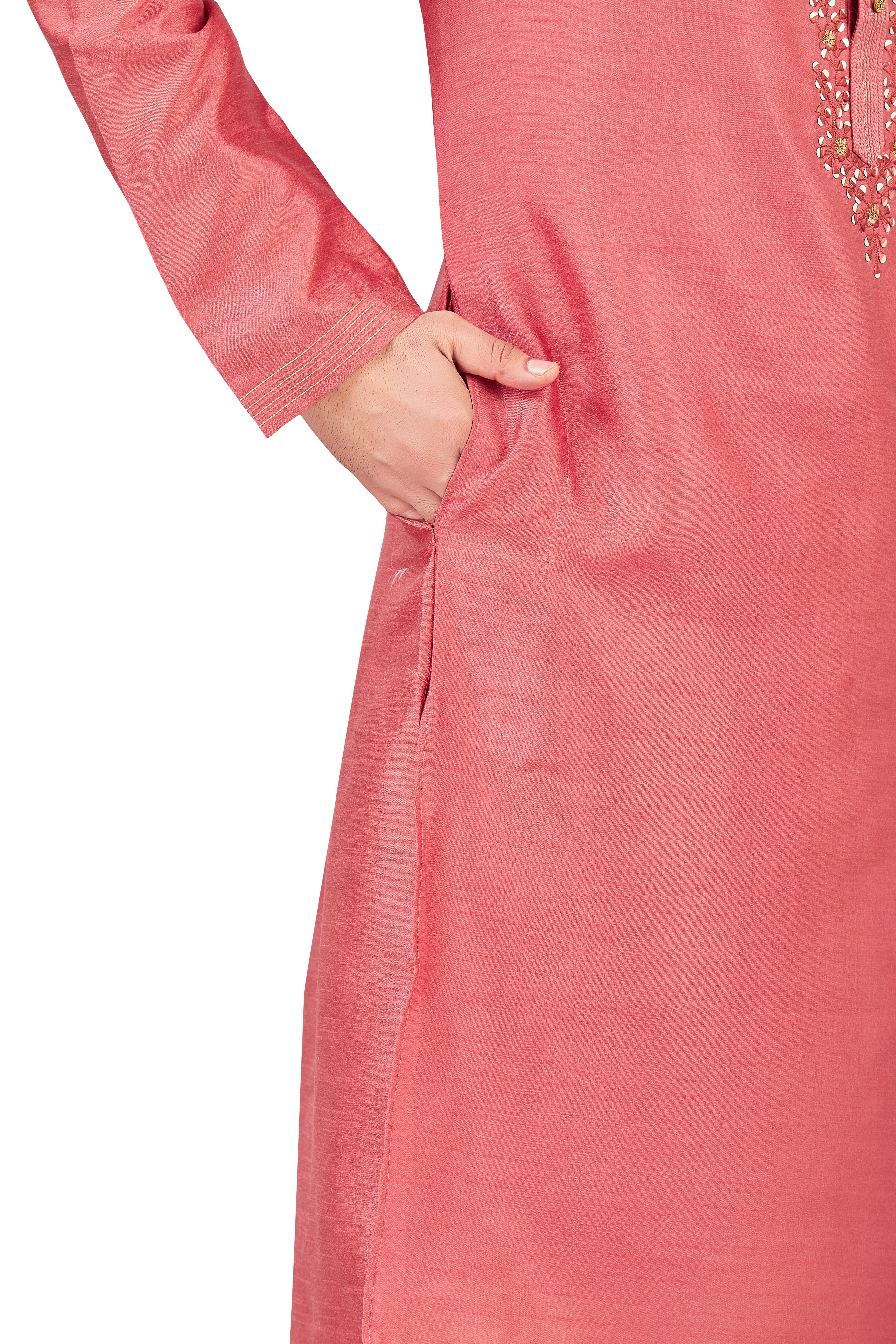 Mens Silk Kurta Set - Roop Darshan