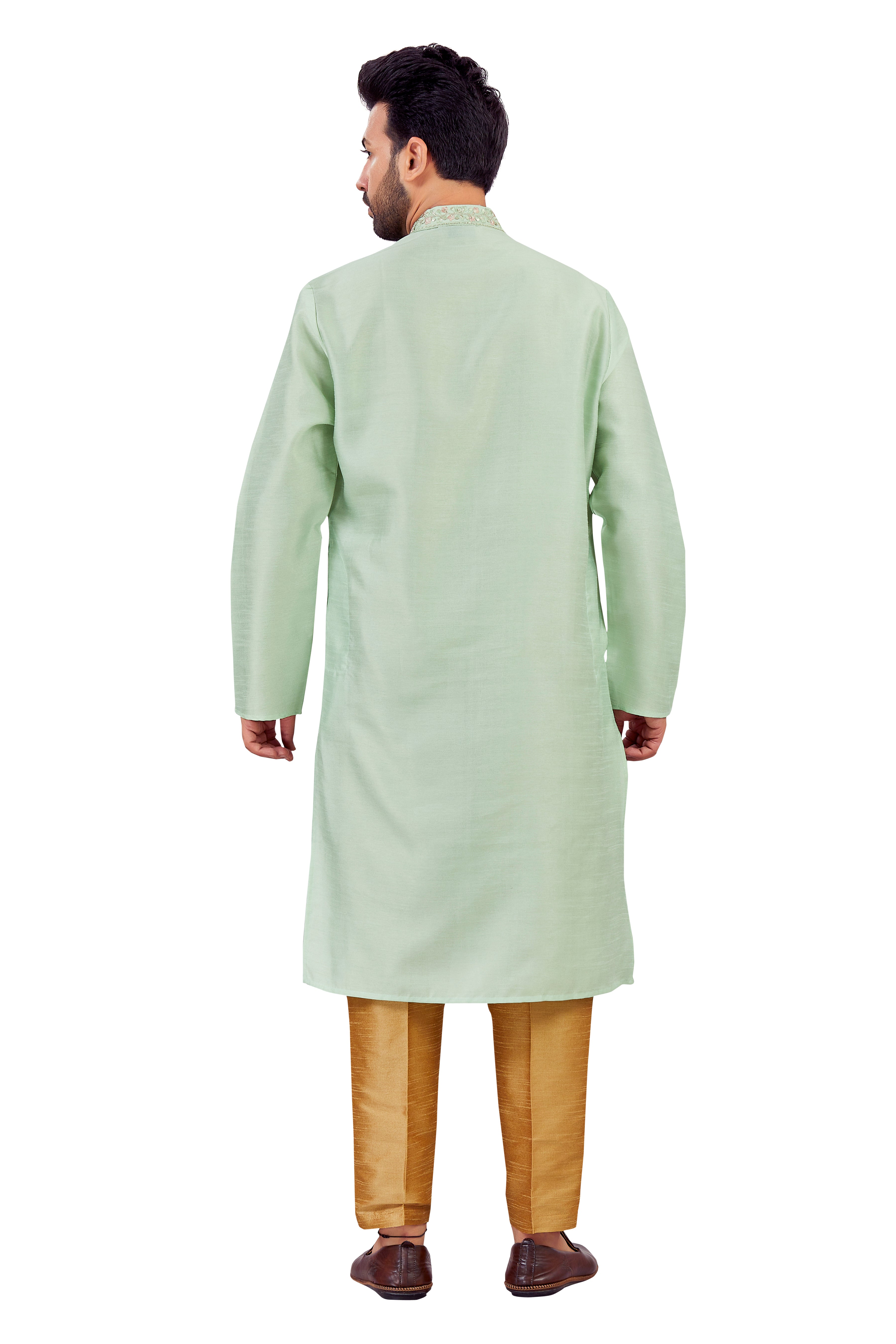 Mens Silk Kurta Set - Roop Darshan
