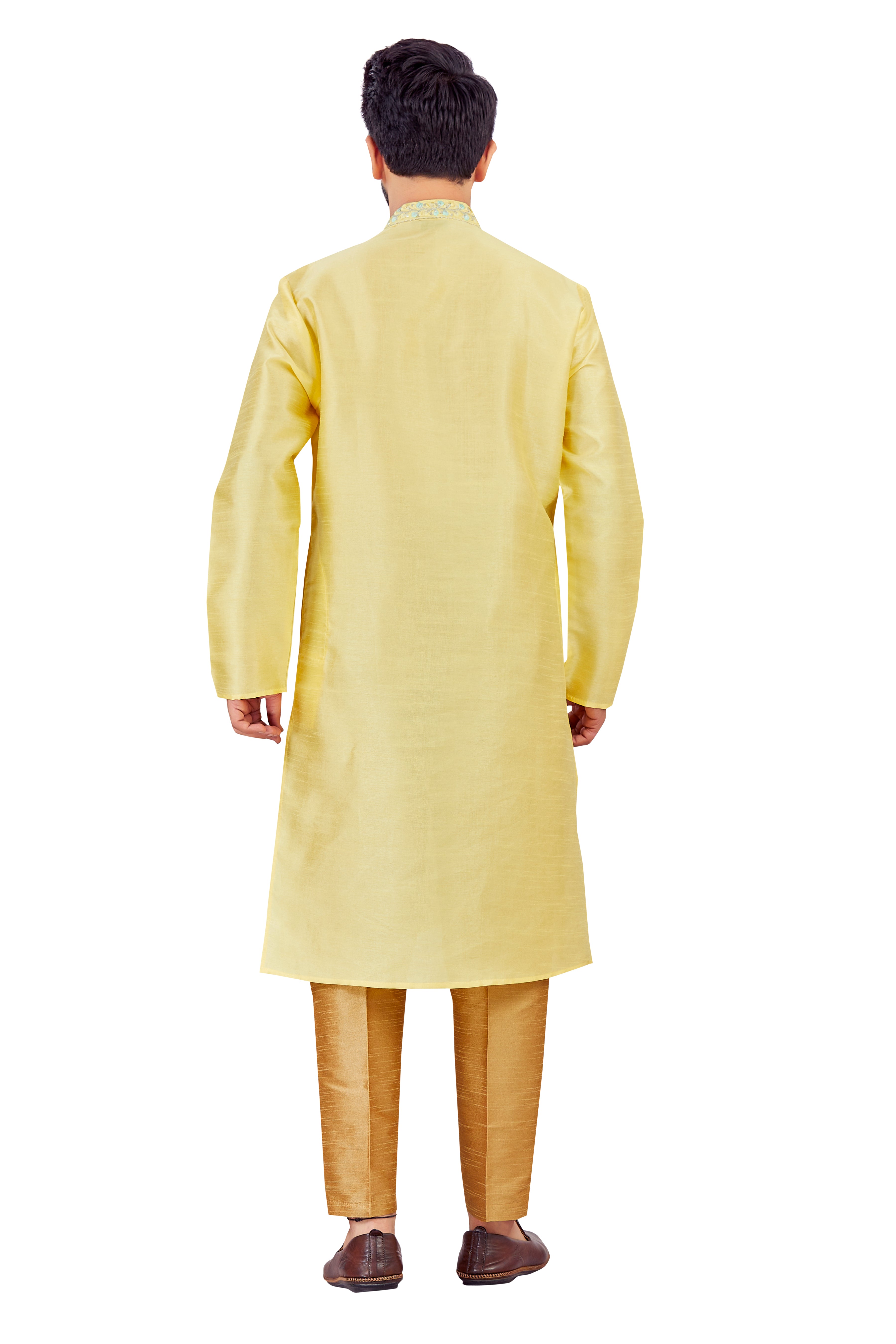 Mens Silk Kurta Set - Roop Darshan