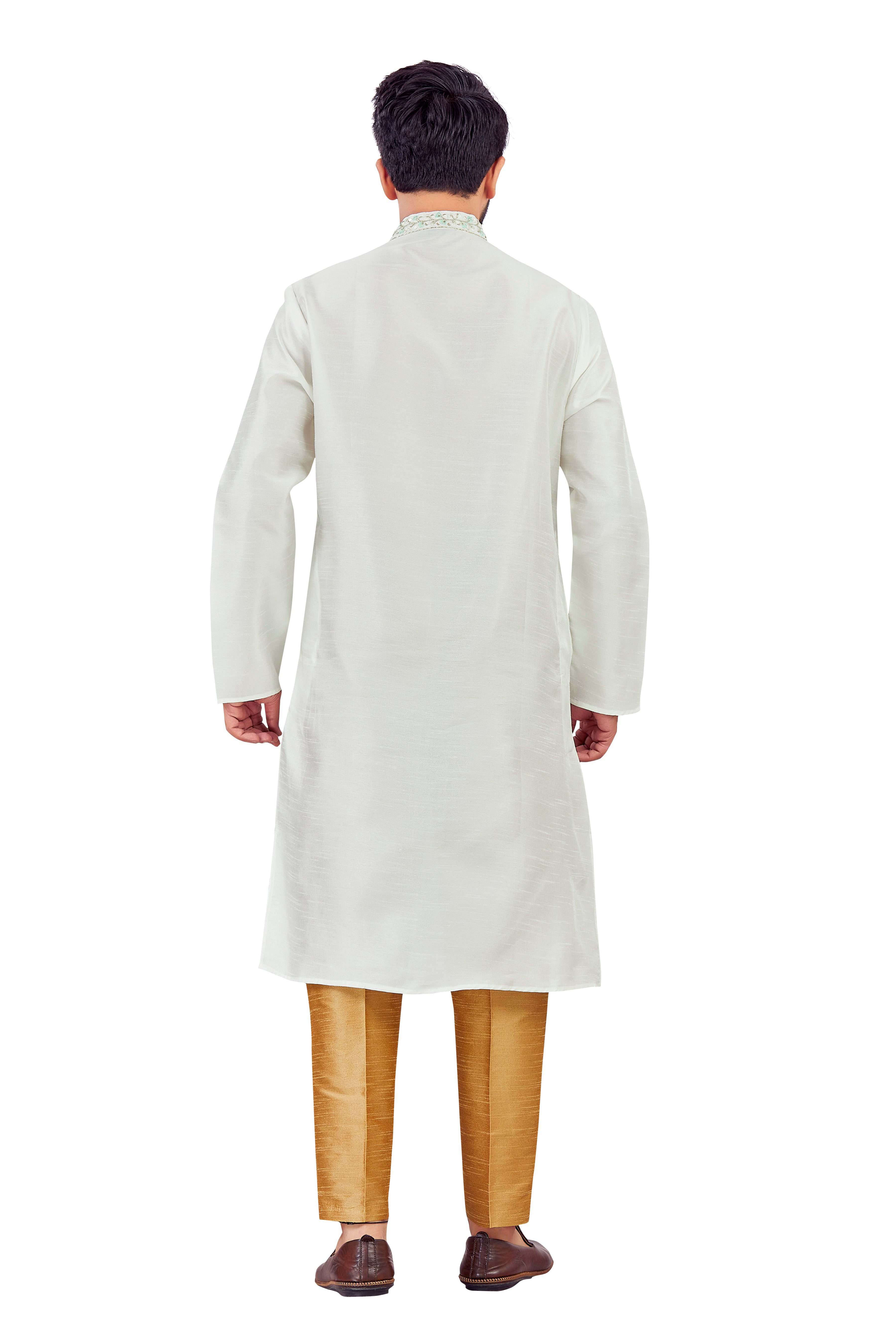 Mens Silk Kurta Set - Roop Darshan