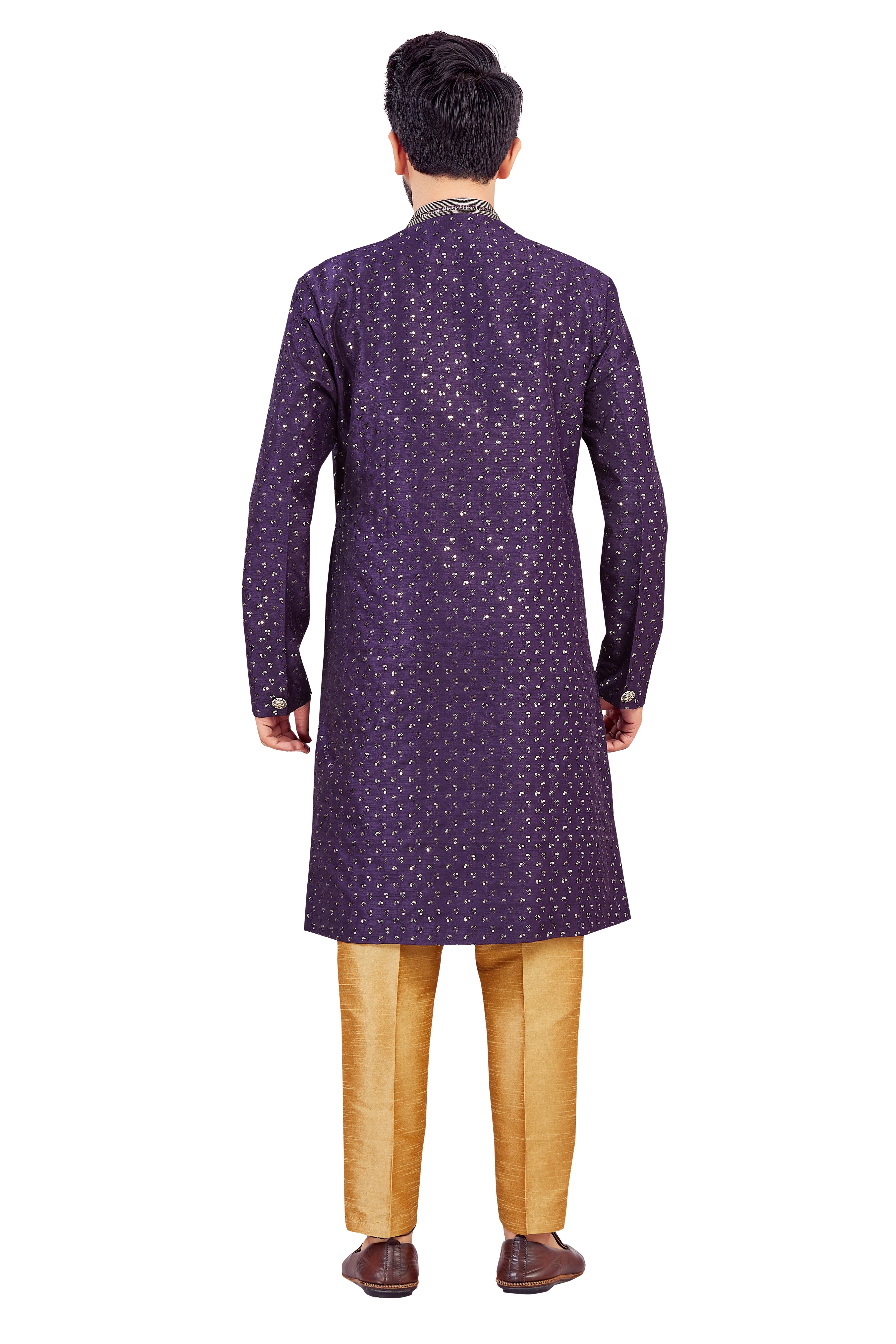 Mens Silk Kurta Set - Roop Darshan