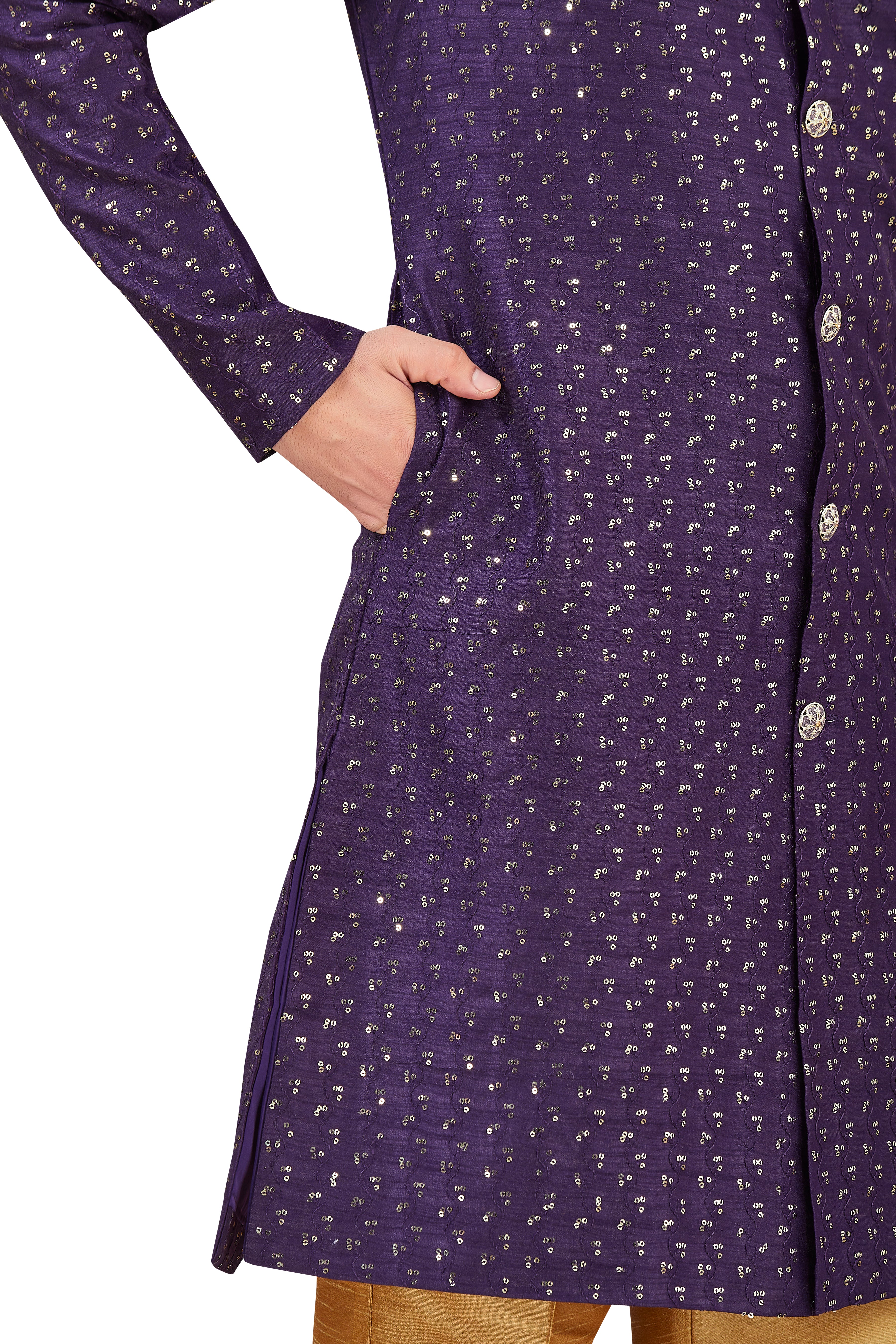 Mens Silk Kurta Set - Roop Darshan